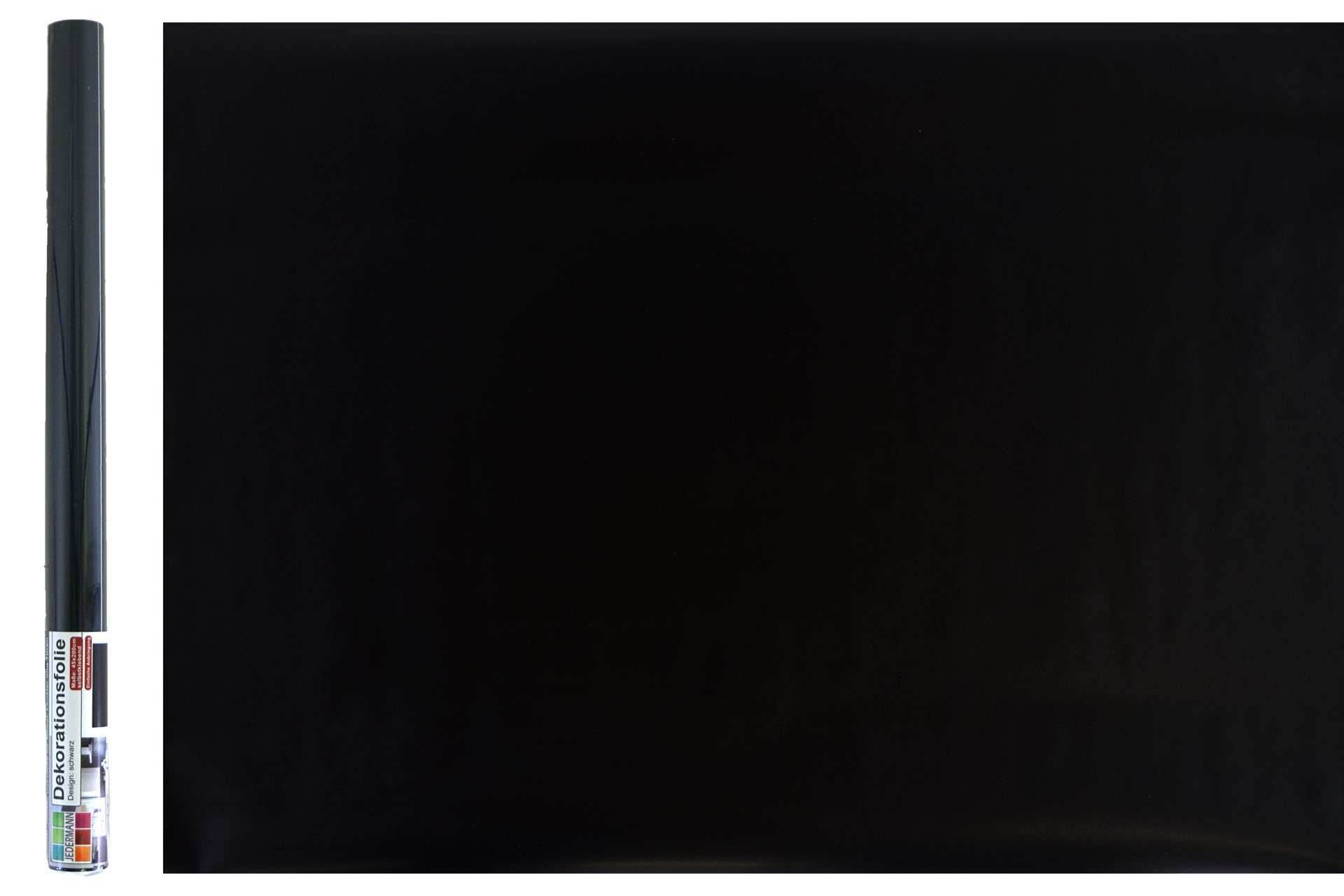 Dekofolie 200x45cm, schwarz