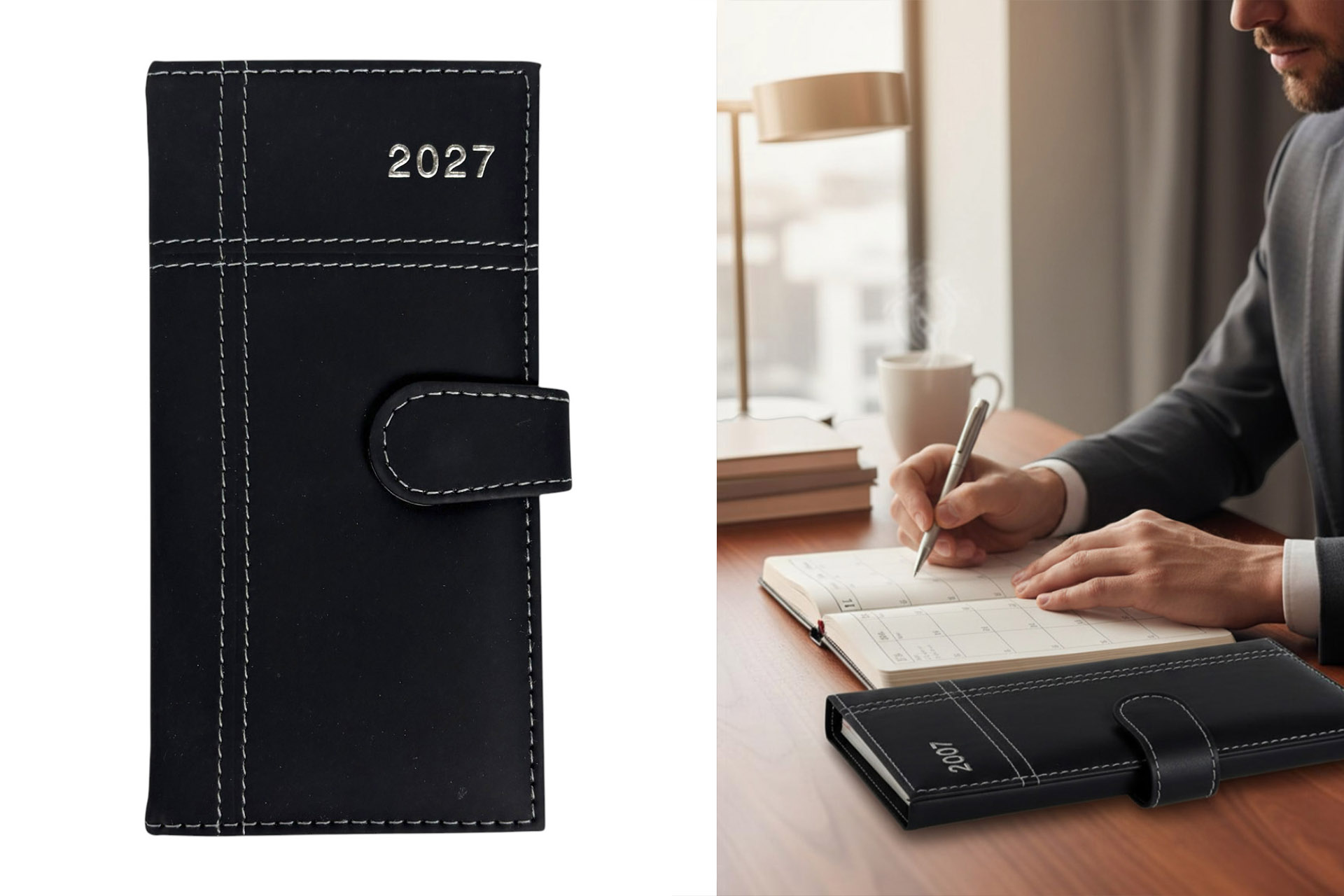 Taschenkalender "Office", Glattleder-Optik