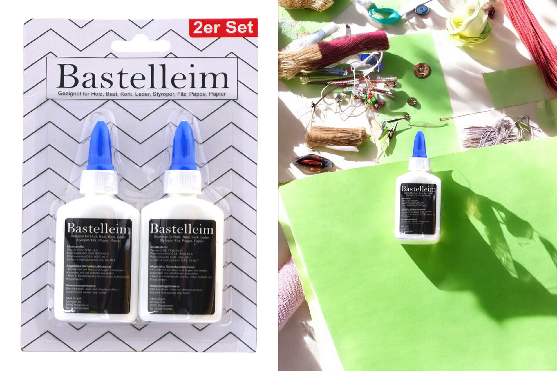 Bastelleim 40g, 2er