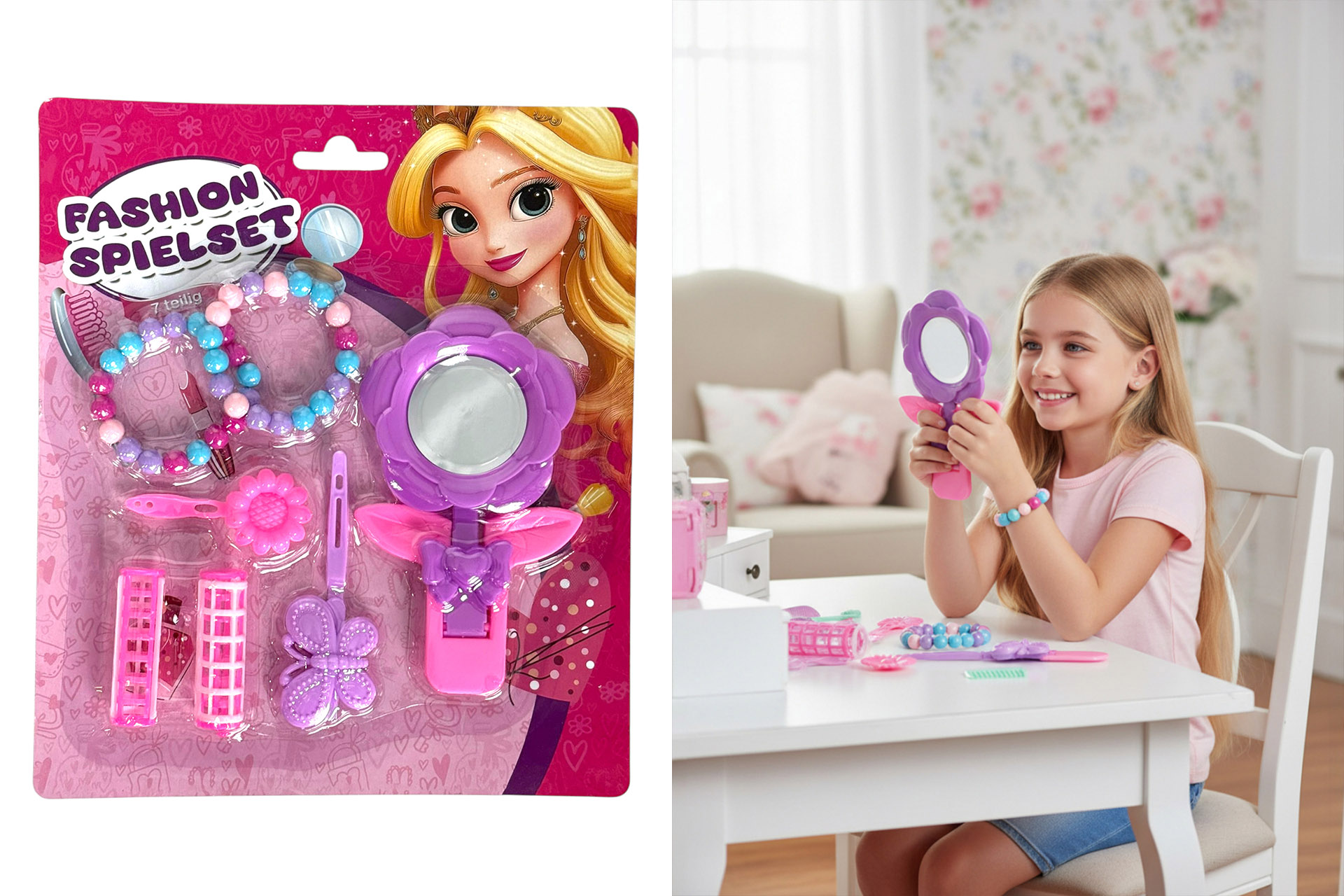 Spielzeug "Fashion-Set", 23x20cm, 7tlg.