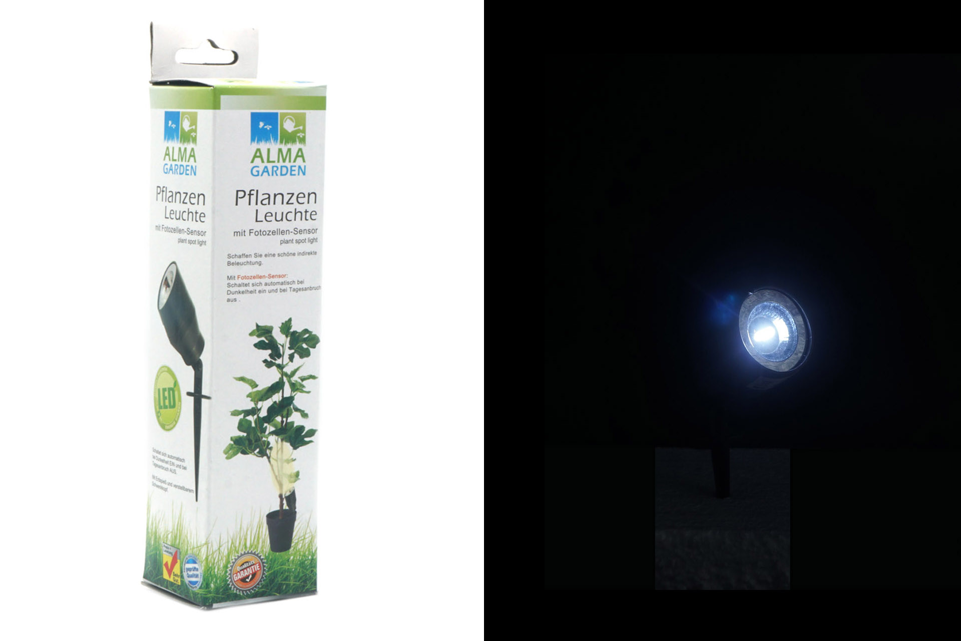 Pflanzenleuchte LED mit Nachtsensor