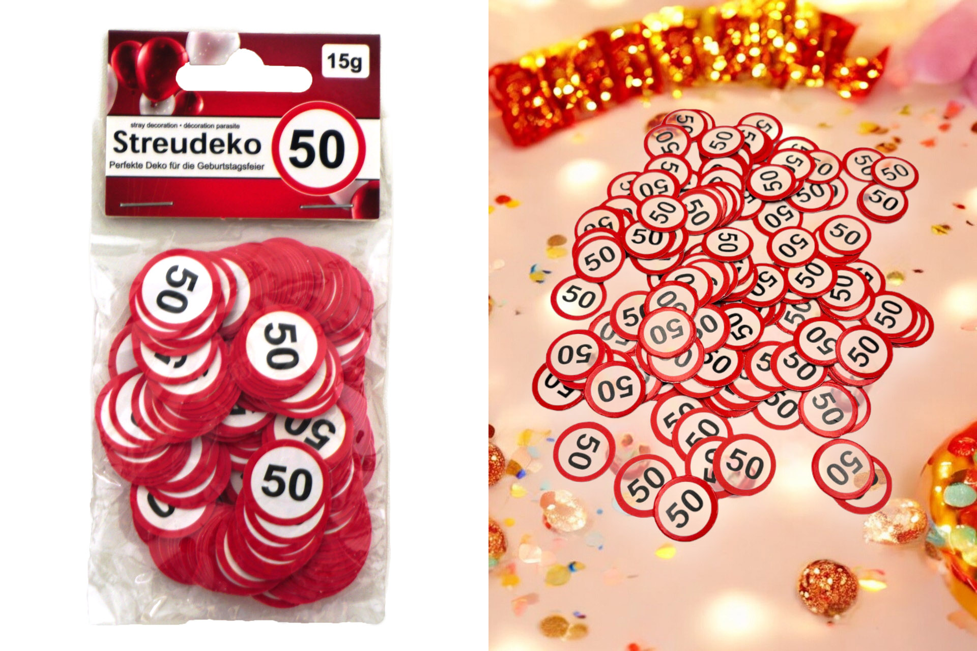 Jubiläums Sortiment Refill für Display Streudeko "50"