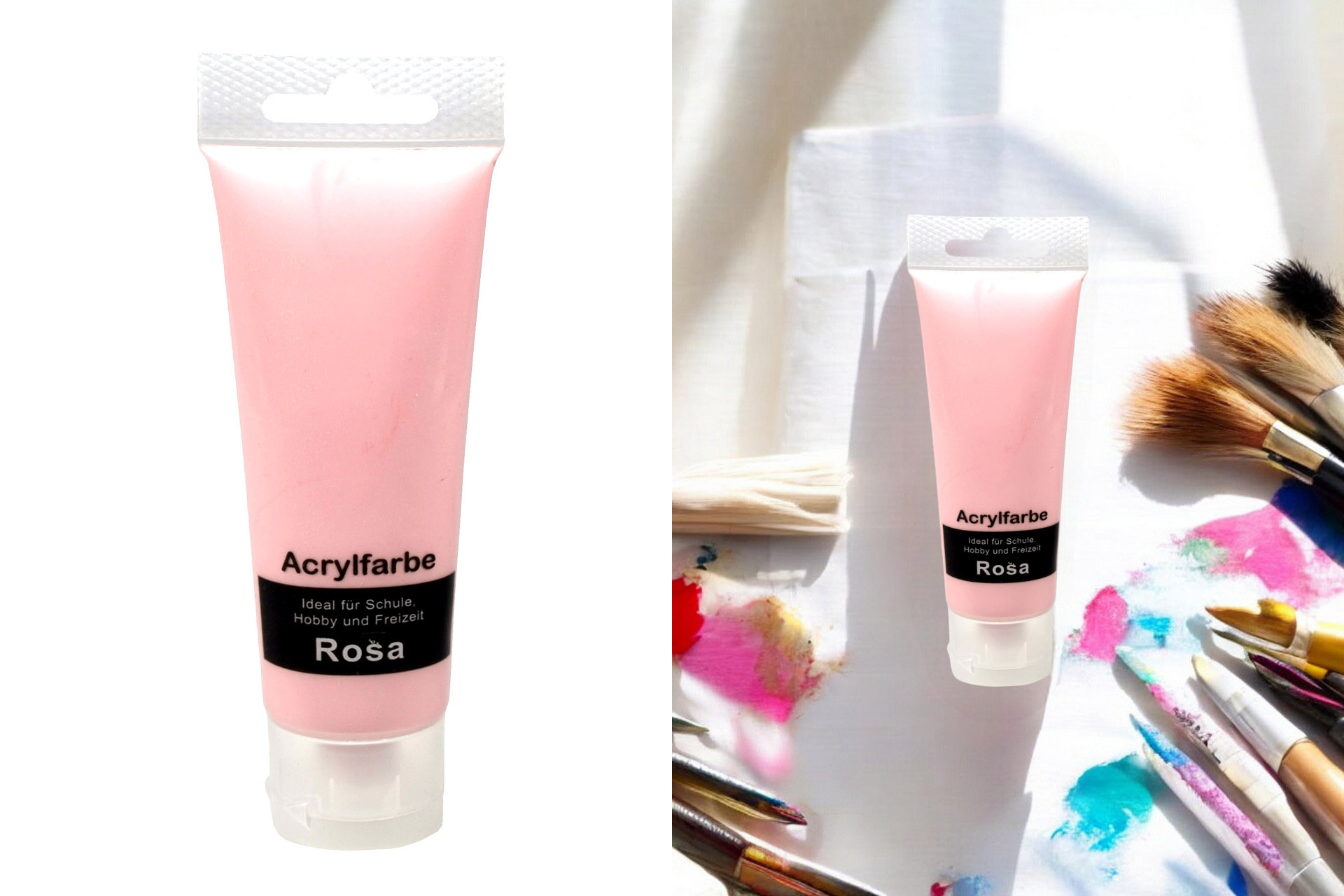 Acrylfarbe 75ml, rosa