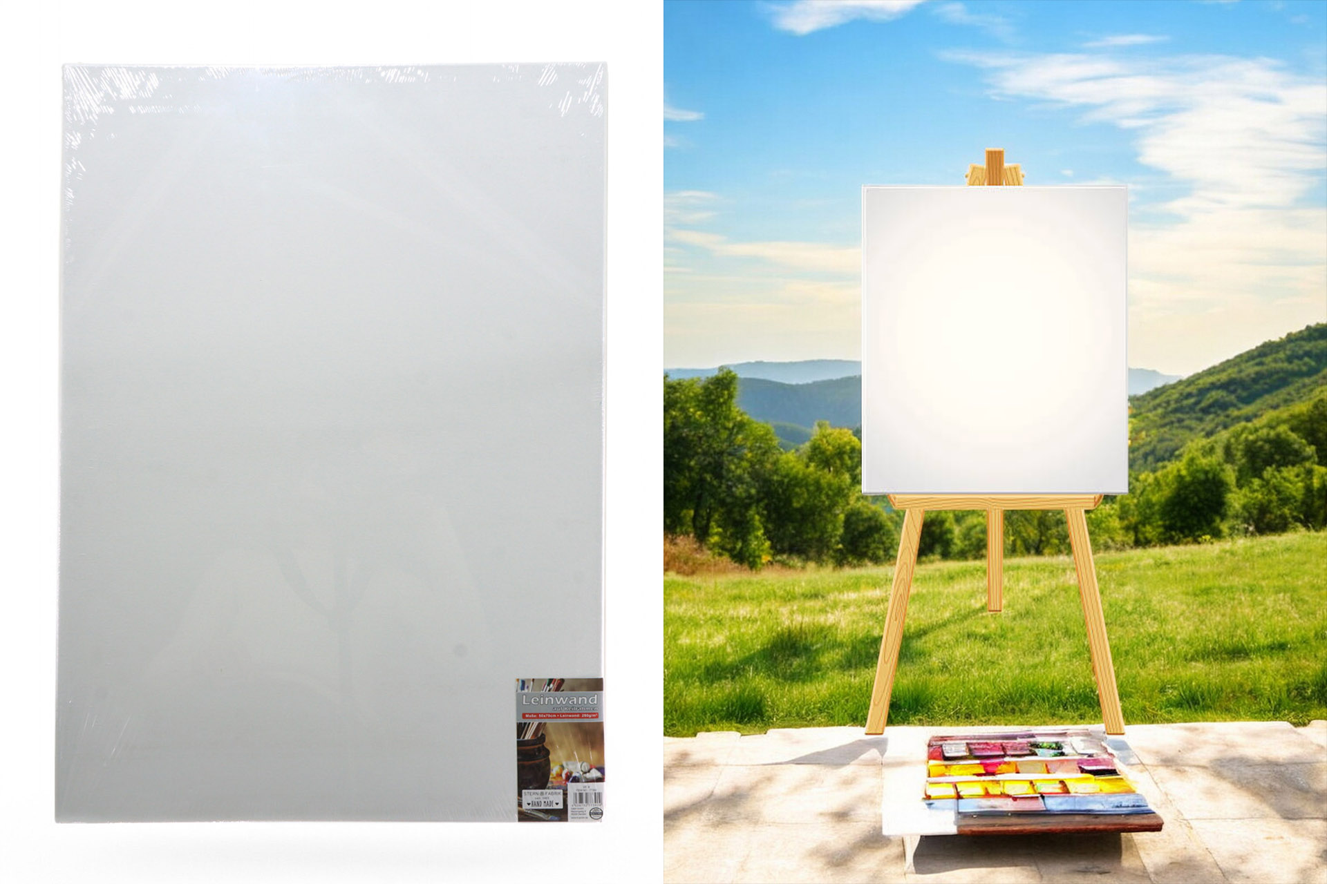 Keilrahmen Leinwand 50x70cm