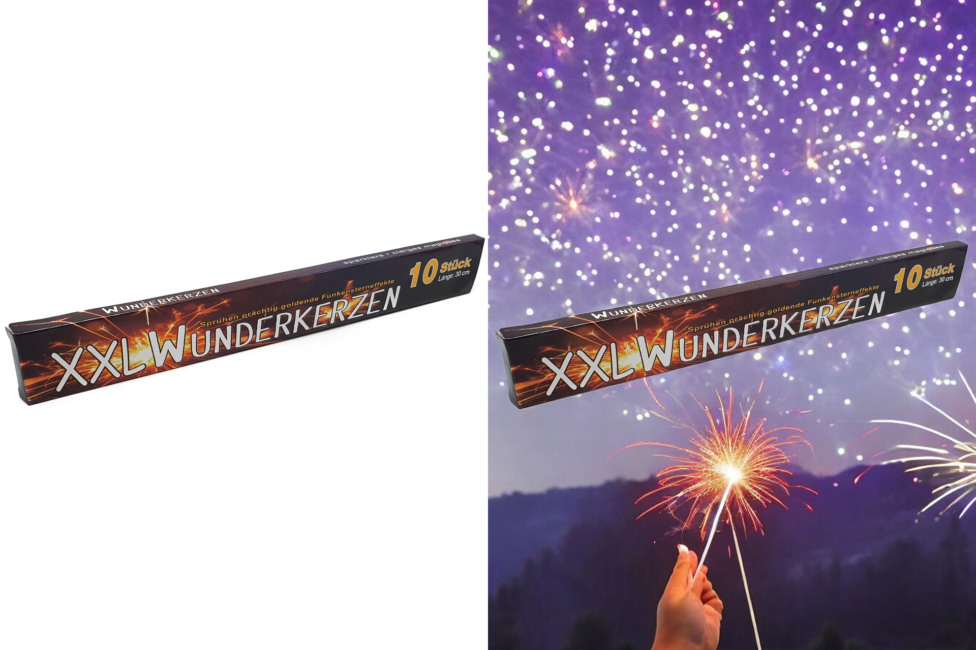 Wunderkerzen XXL 10er - 30cm