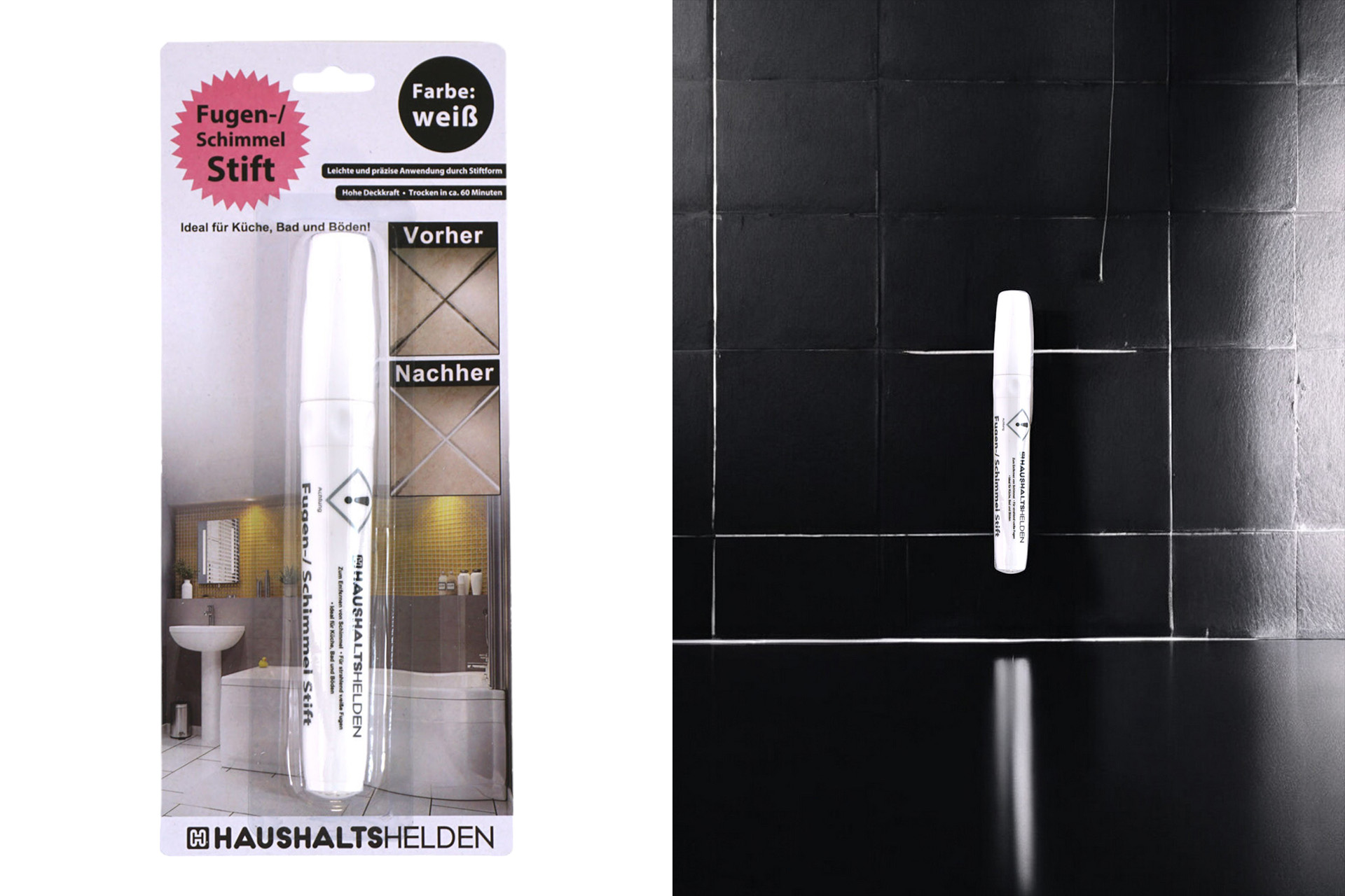 Joint and mold pencil white