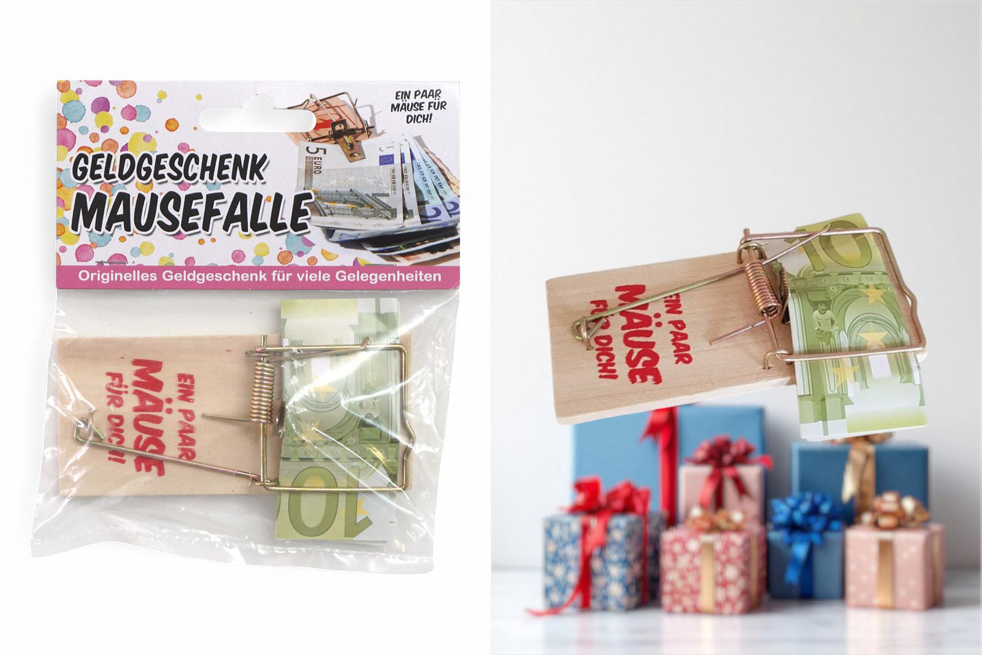 Mousetrap "little present" Congratulations