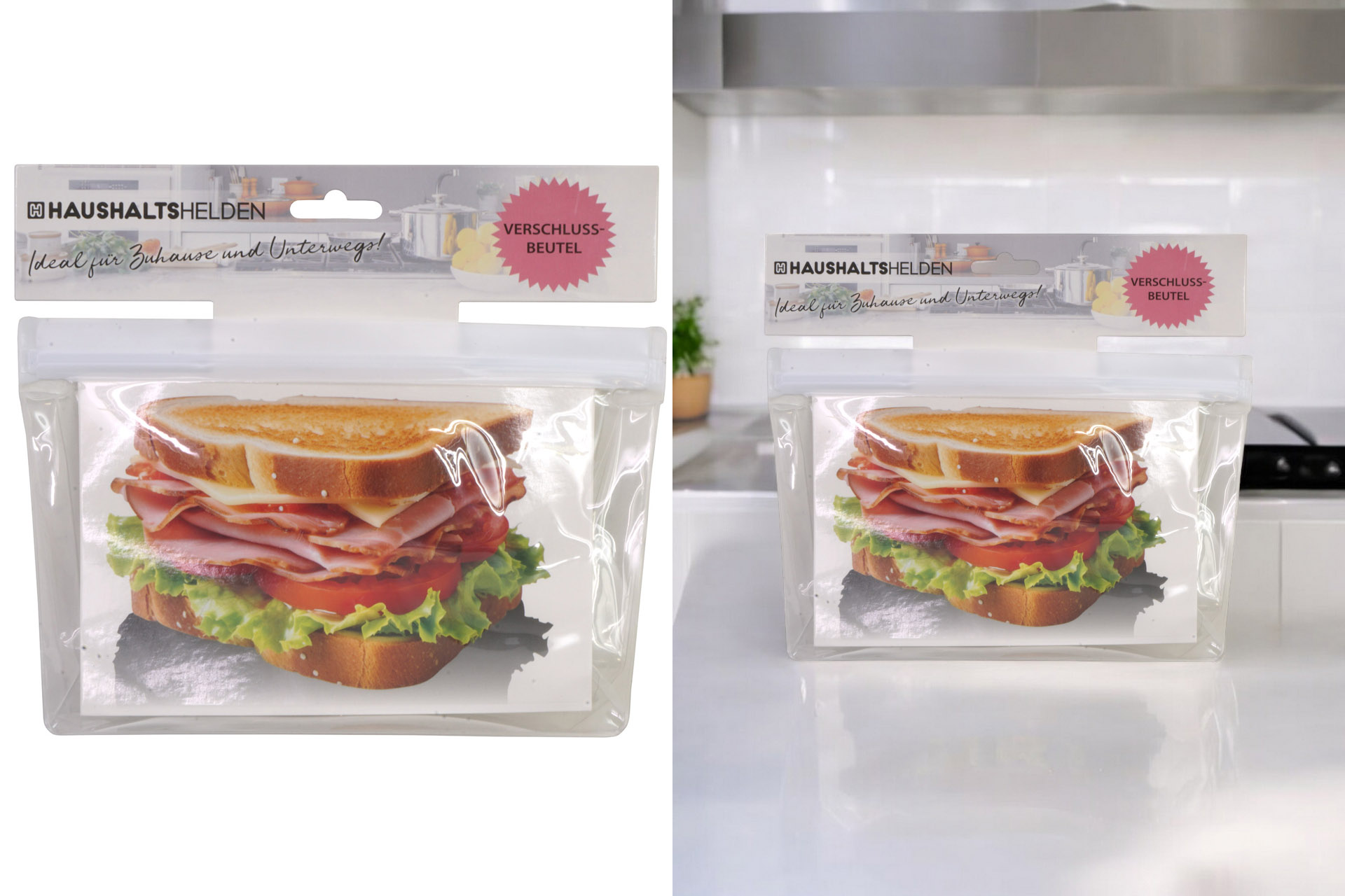 Verschlussbeutel Universal, transparent 23,5x6,5x16cm