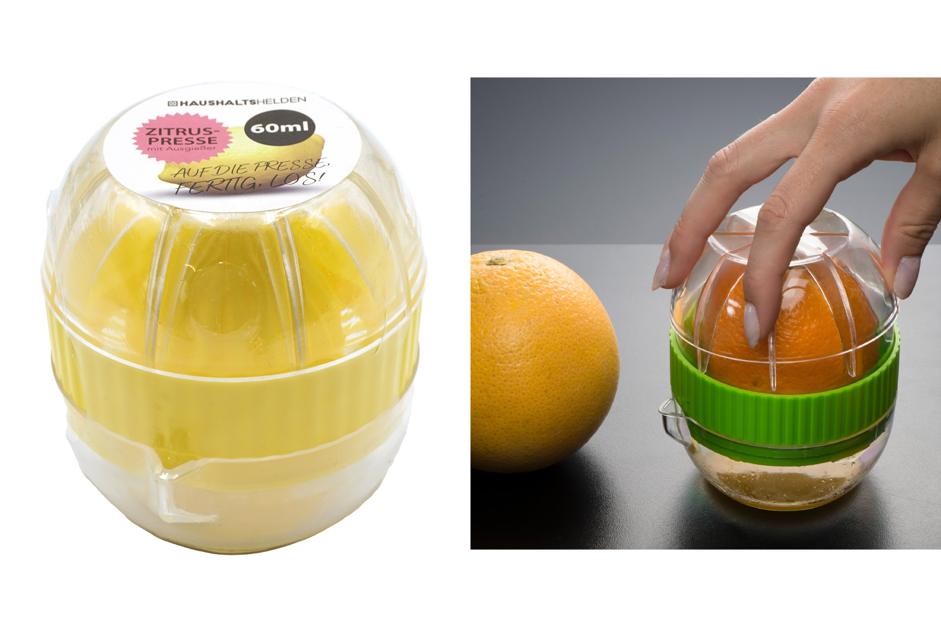 Zitruspresse 60ml mit Ausgießer
