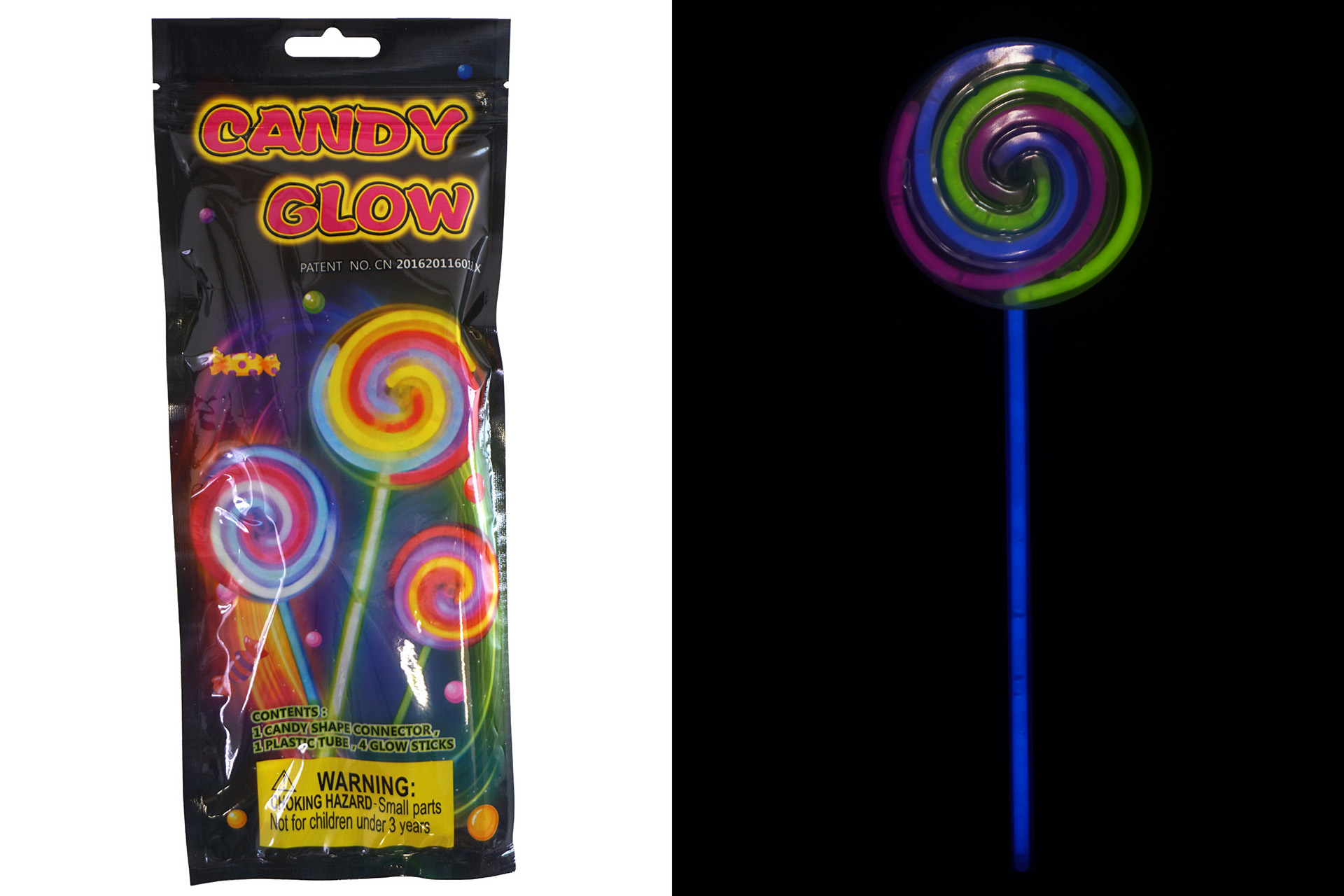 Knicklicht Lollipop "Twister" 25cm