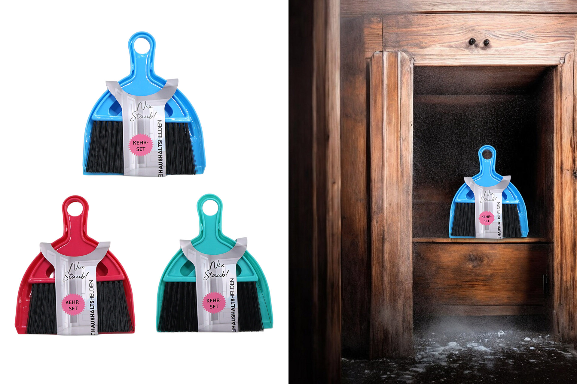 Sweeping set table sweeper, 16x23 cm, 3 colors