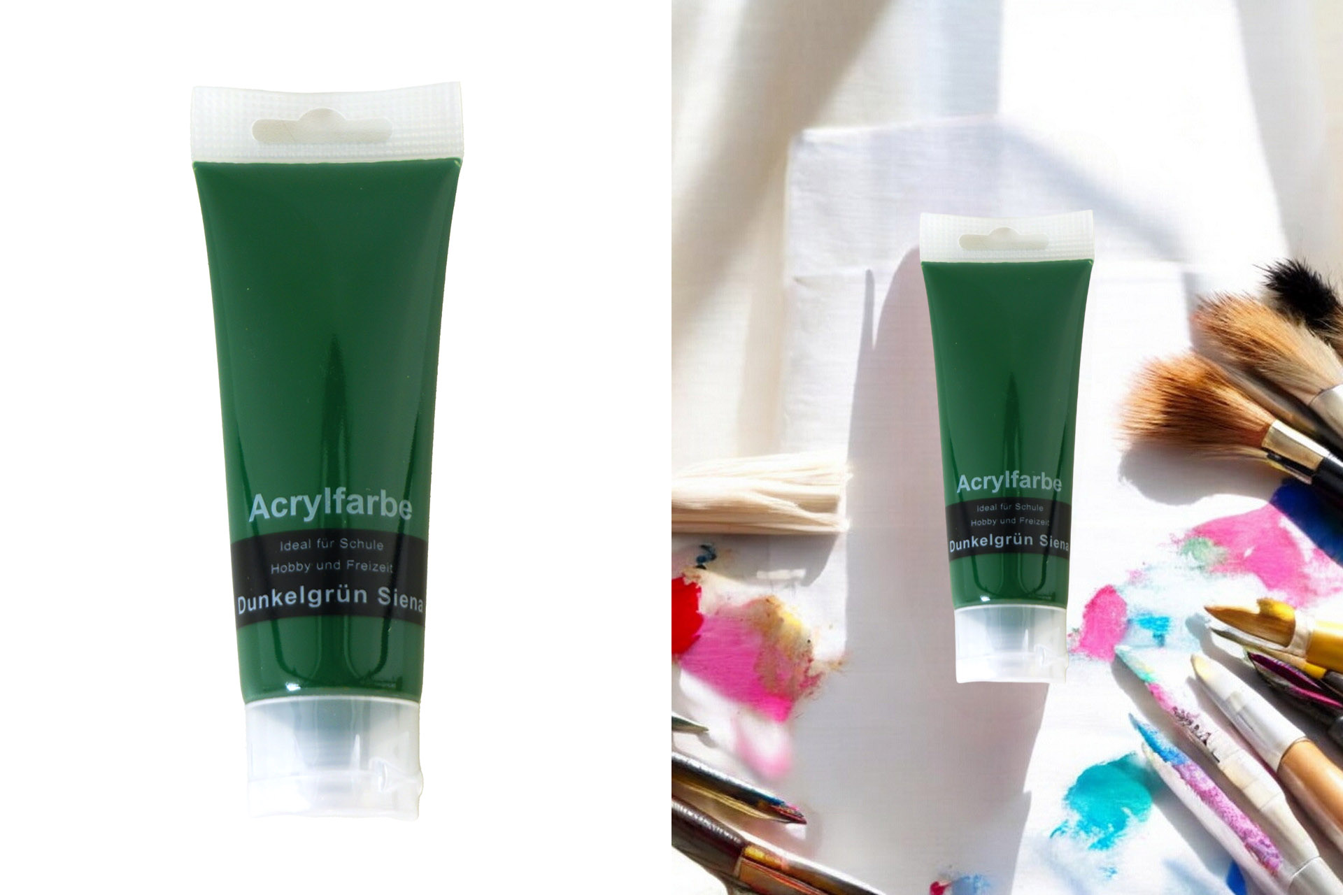 Acrylfarbe 75ml, dunkelgrün