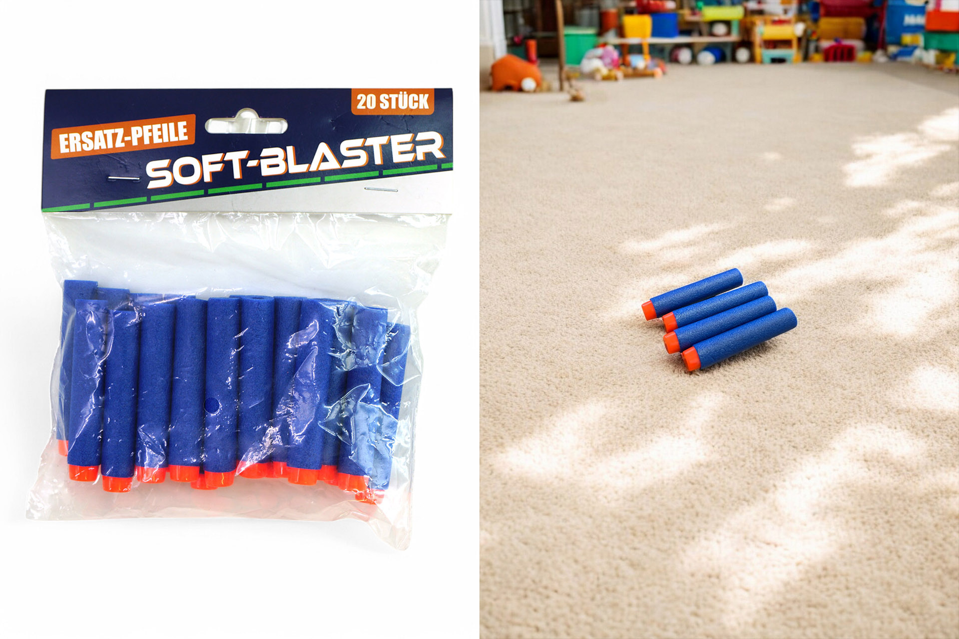 Spielzeug Pistole "Patronen", 20 Schuss