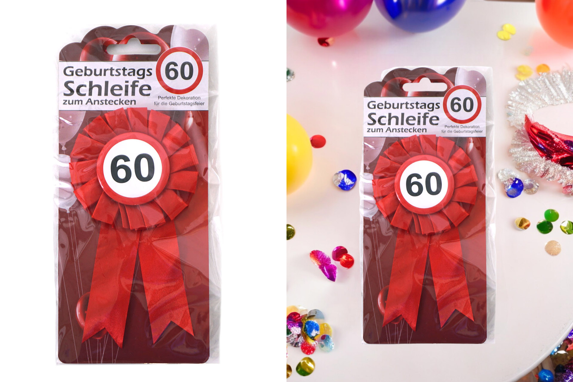 Jubiläums Sortiment Refill für Display Button Anstecker "60"