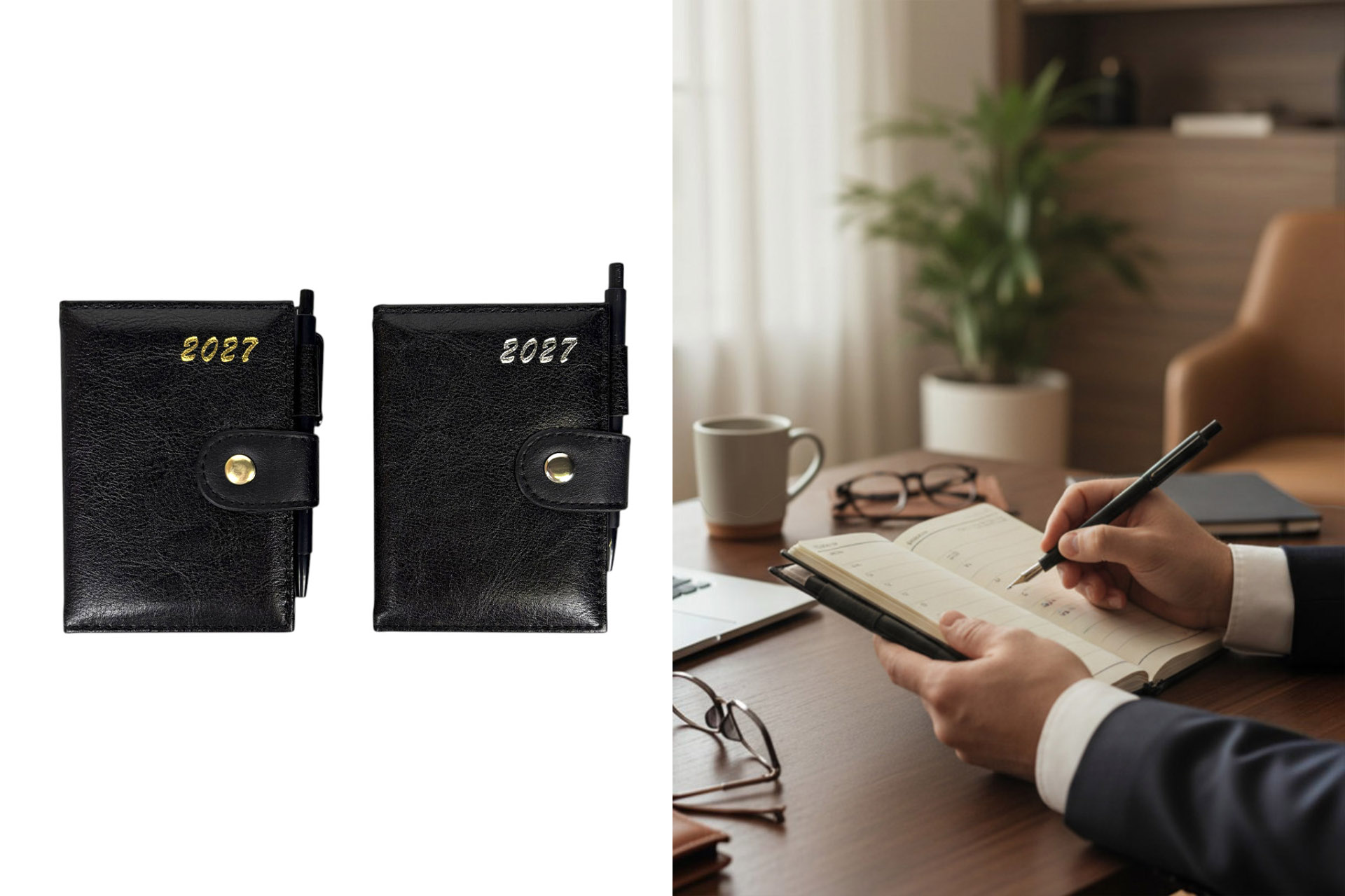 Taschenkalender "Classic" mit Stift im Display