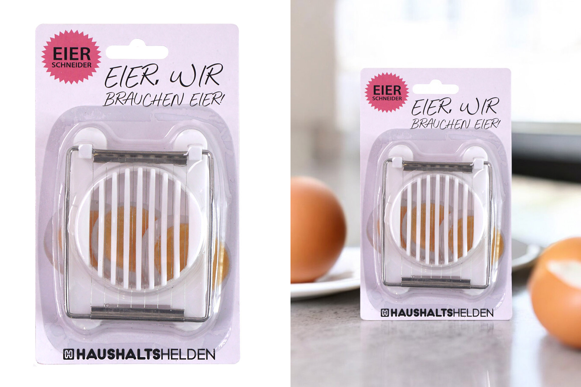 Eierschneider, weiß