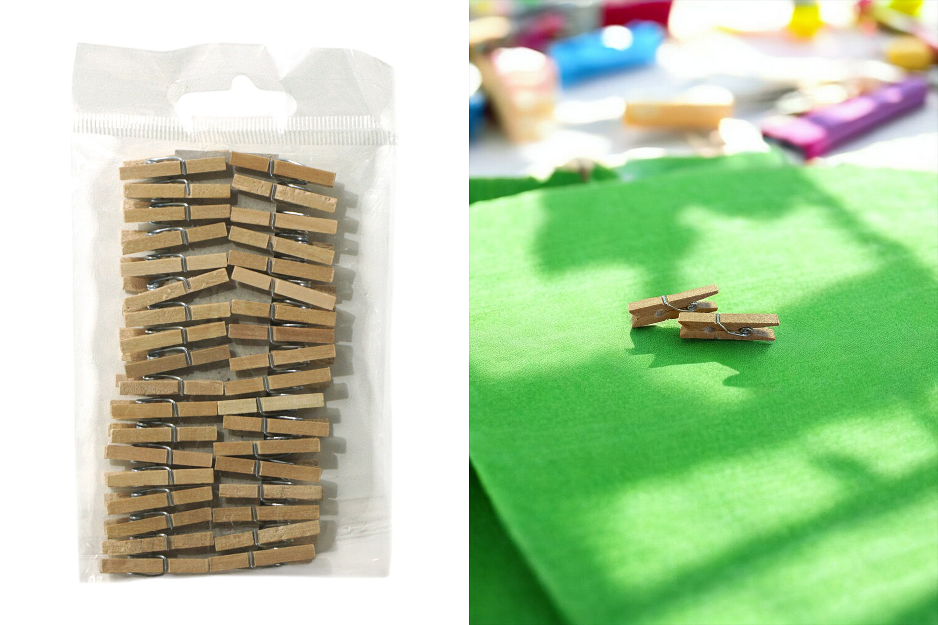 Wäscheklammer Holz mini, 36er, 25mm