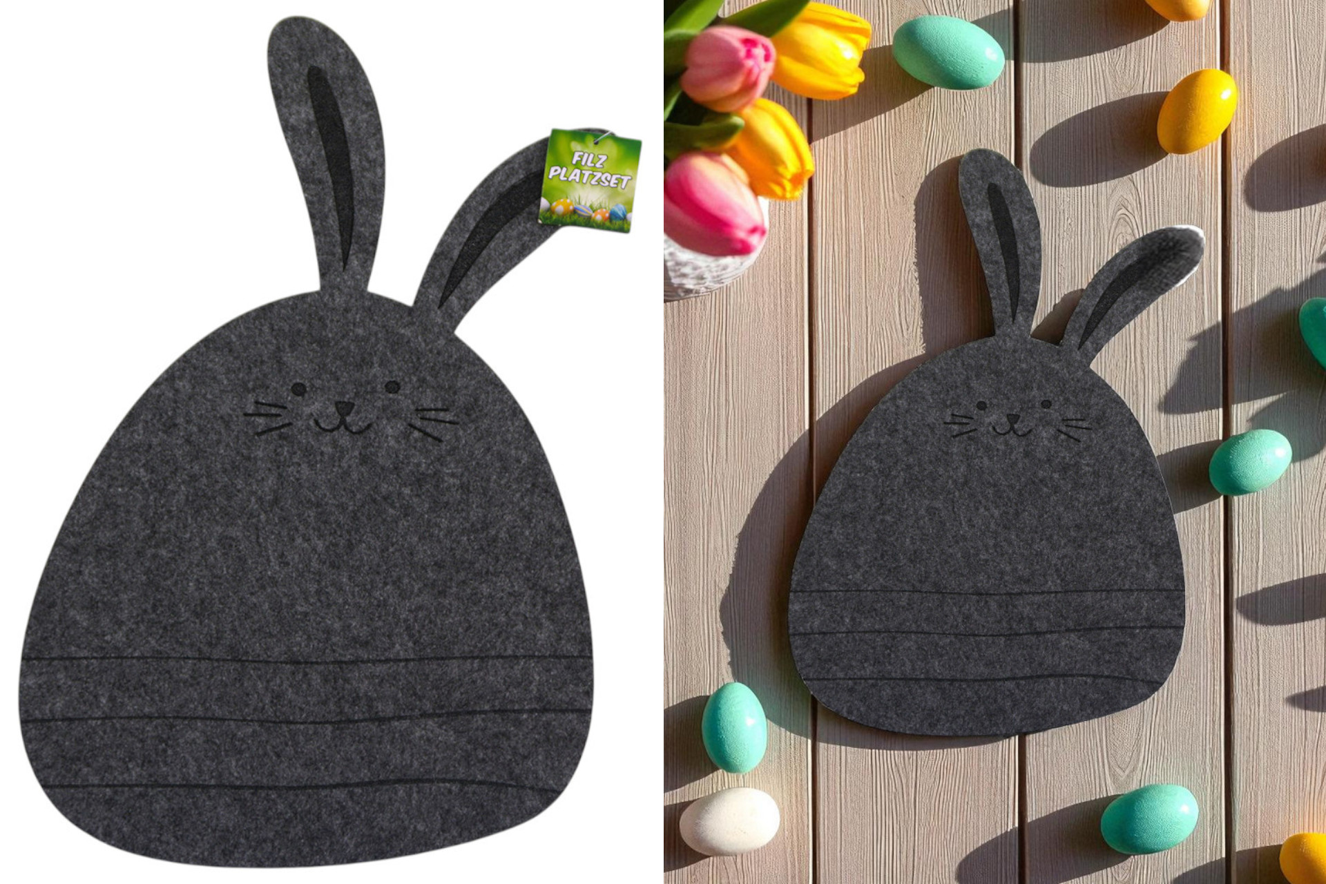 Platzset Filz "Osterei", 45x30cm