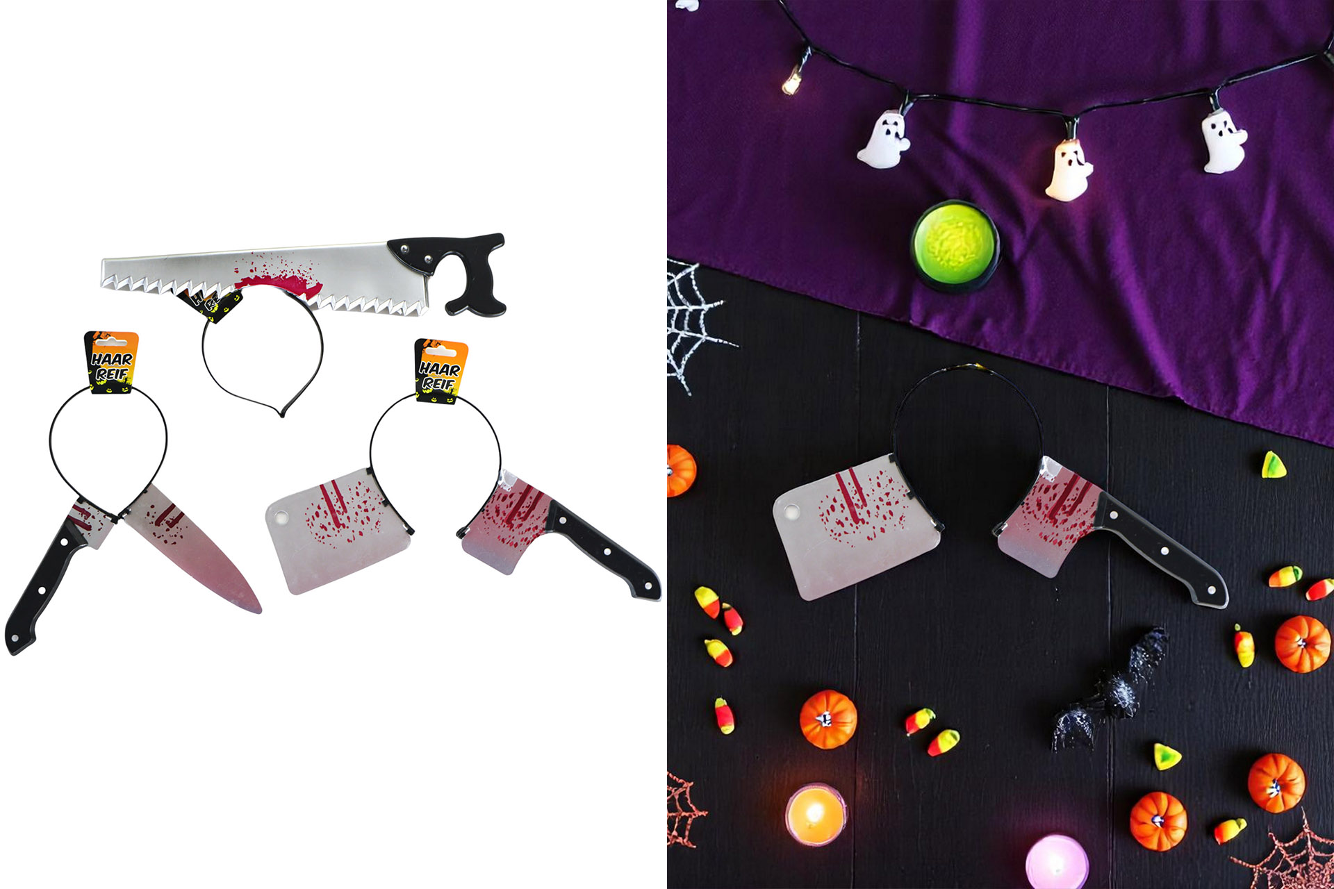 Kopfschmuck/Haarreif "Halloween", 3 Designs