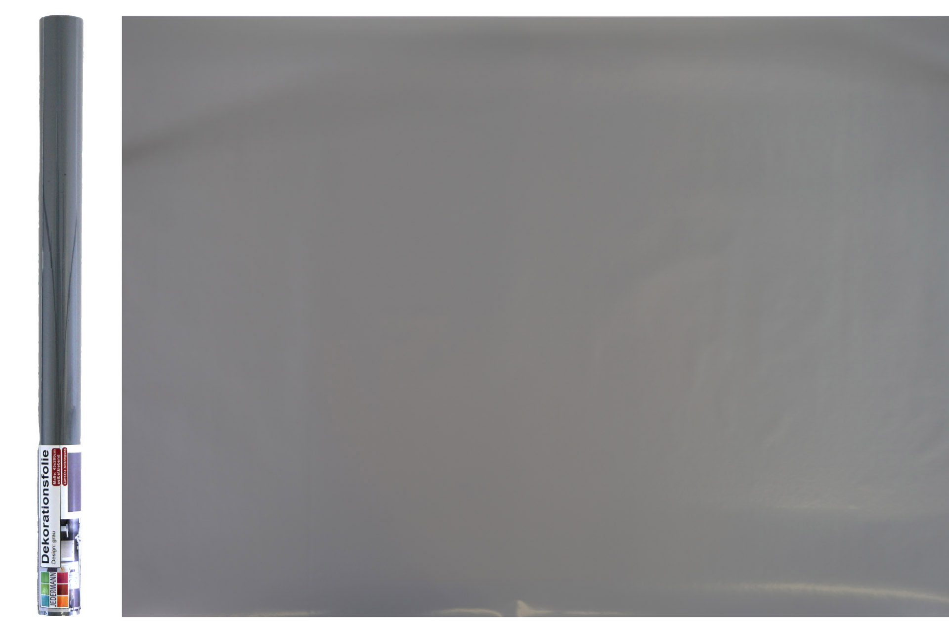 Dekofolie 200x45cm, grau