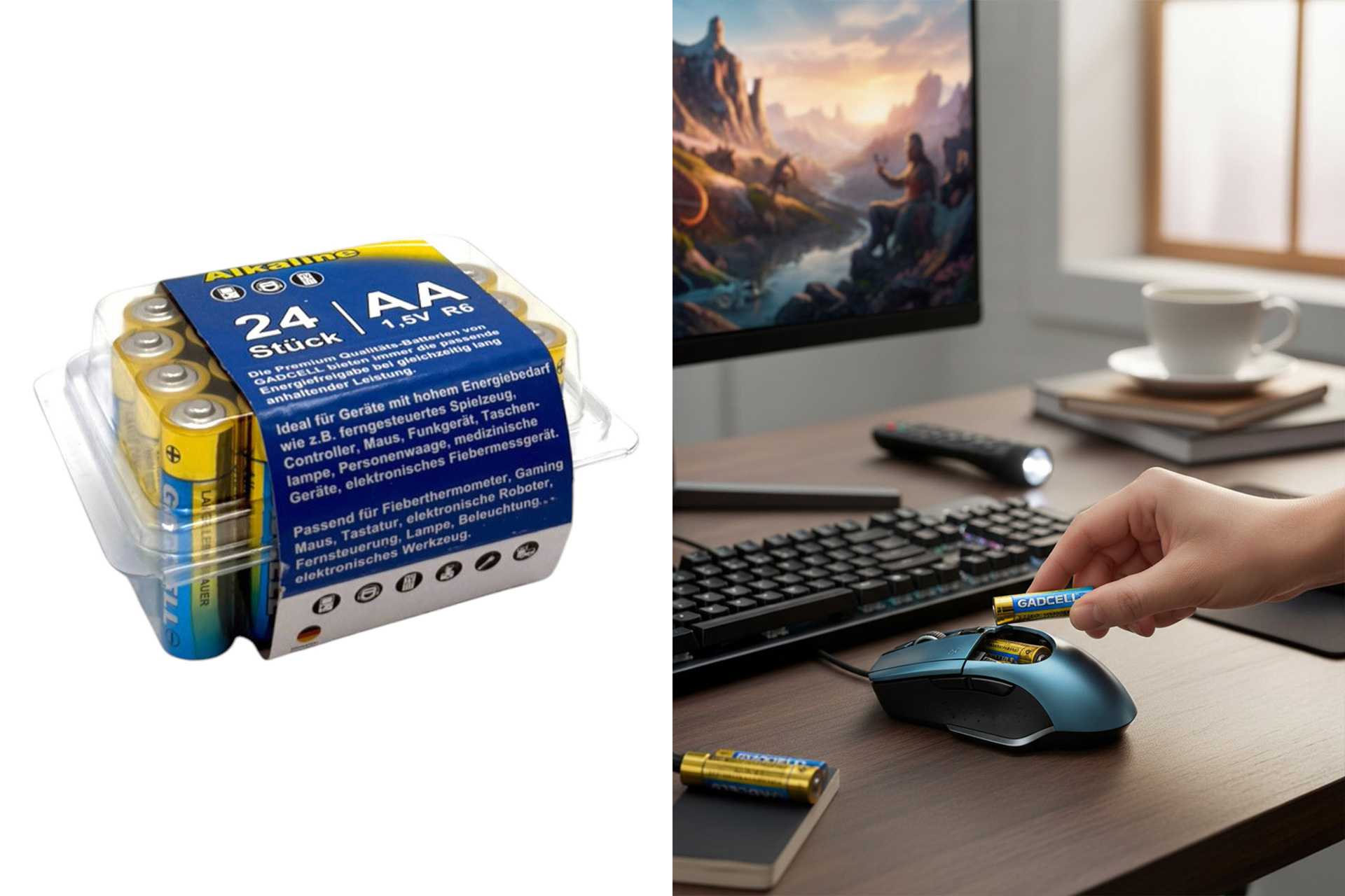 Batterie AA/LR6 "Alkaline" 24er