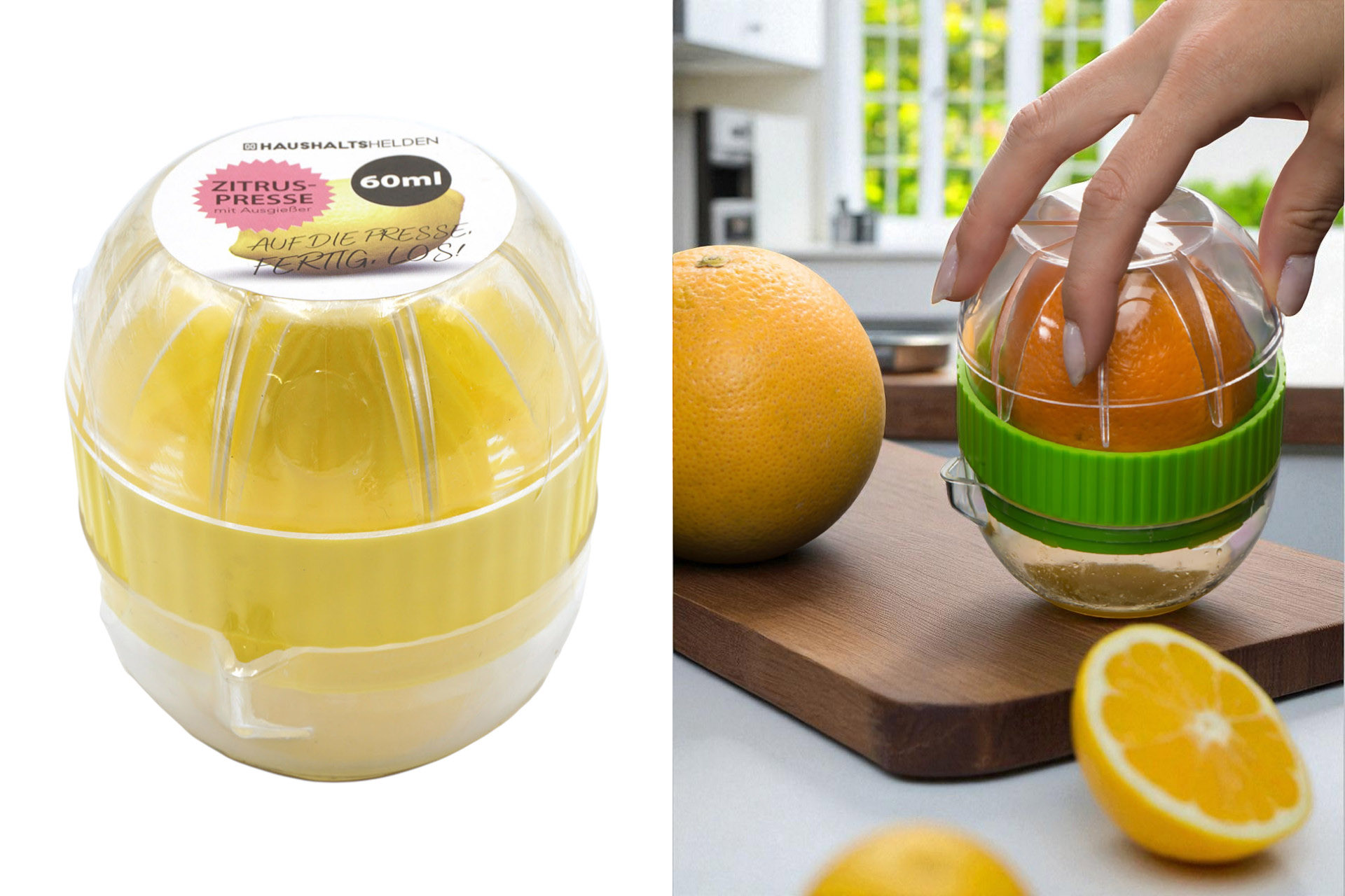 Zitruspresse 60ml mit Ausgießer