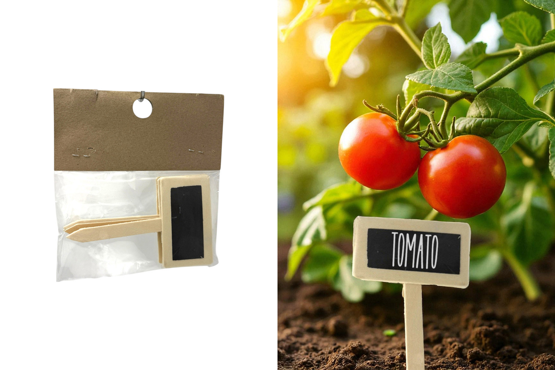 Anzuchtschilder mir Kreide, 4er Set, 11x7cm