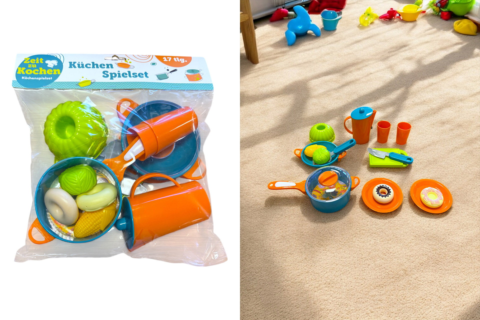 Spielzeug "Küche", 17 teilig