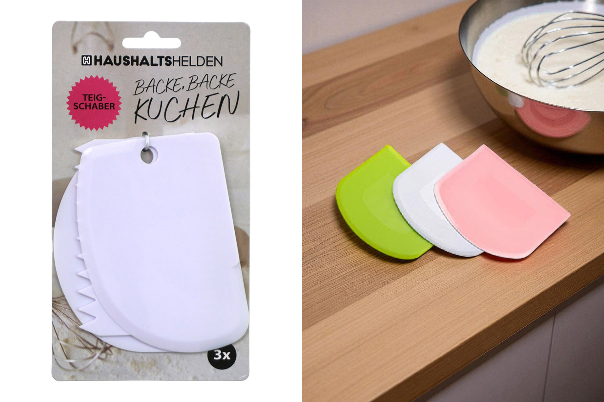 Teigschaber, 3er