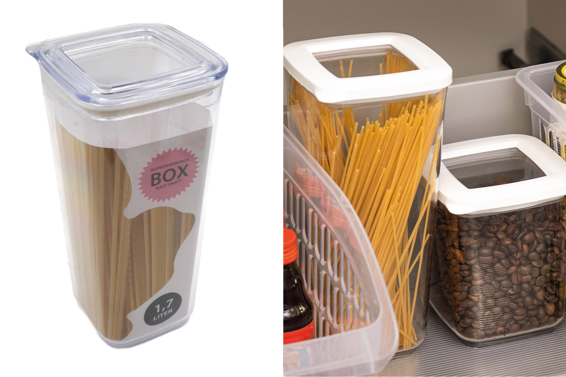 Frischhaltebox "Easy Swift" mit Schaufenster, 1,7 Liter