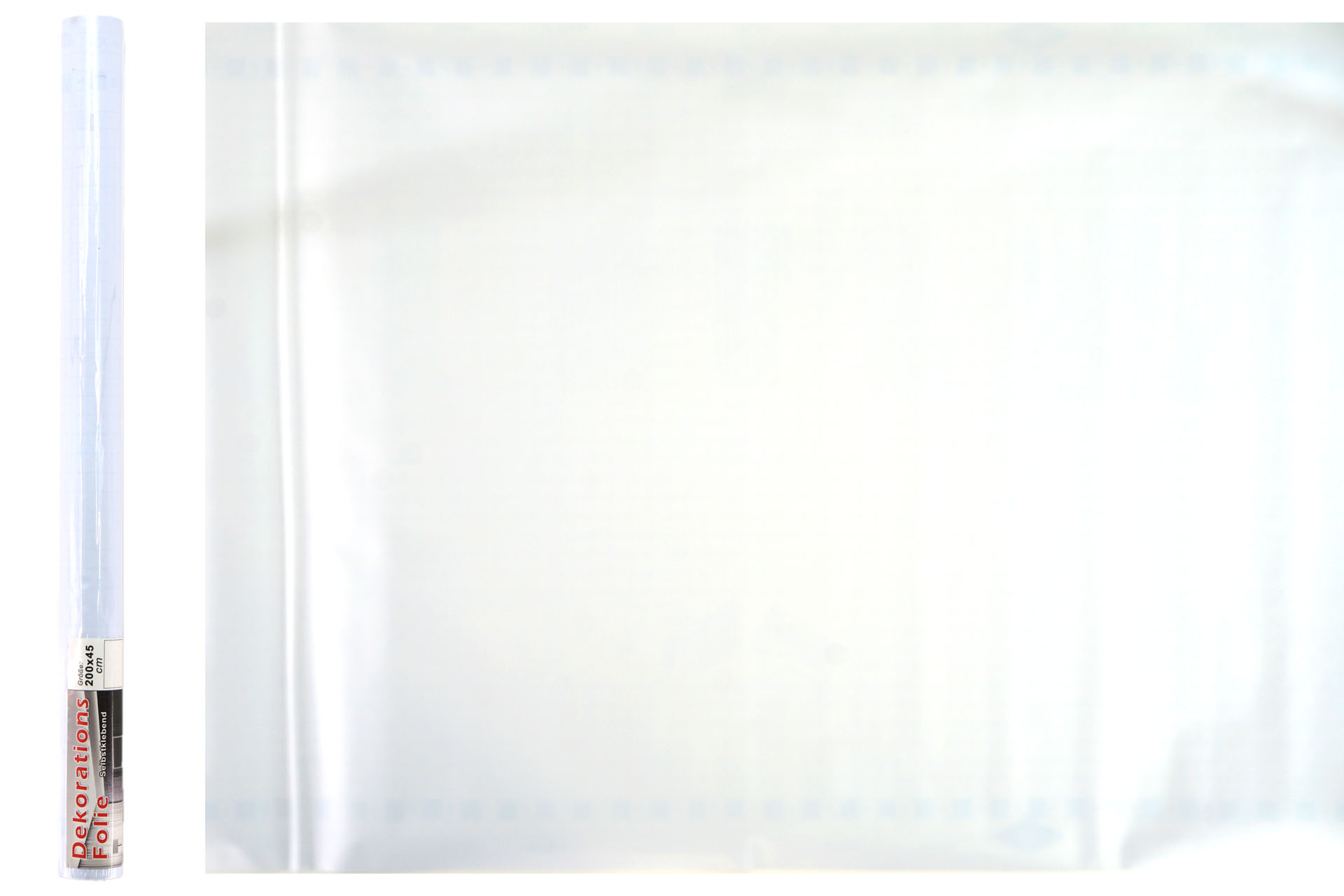 Dekofolie 200x45cm, weiß