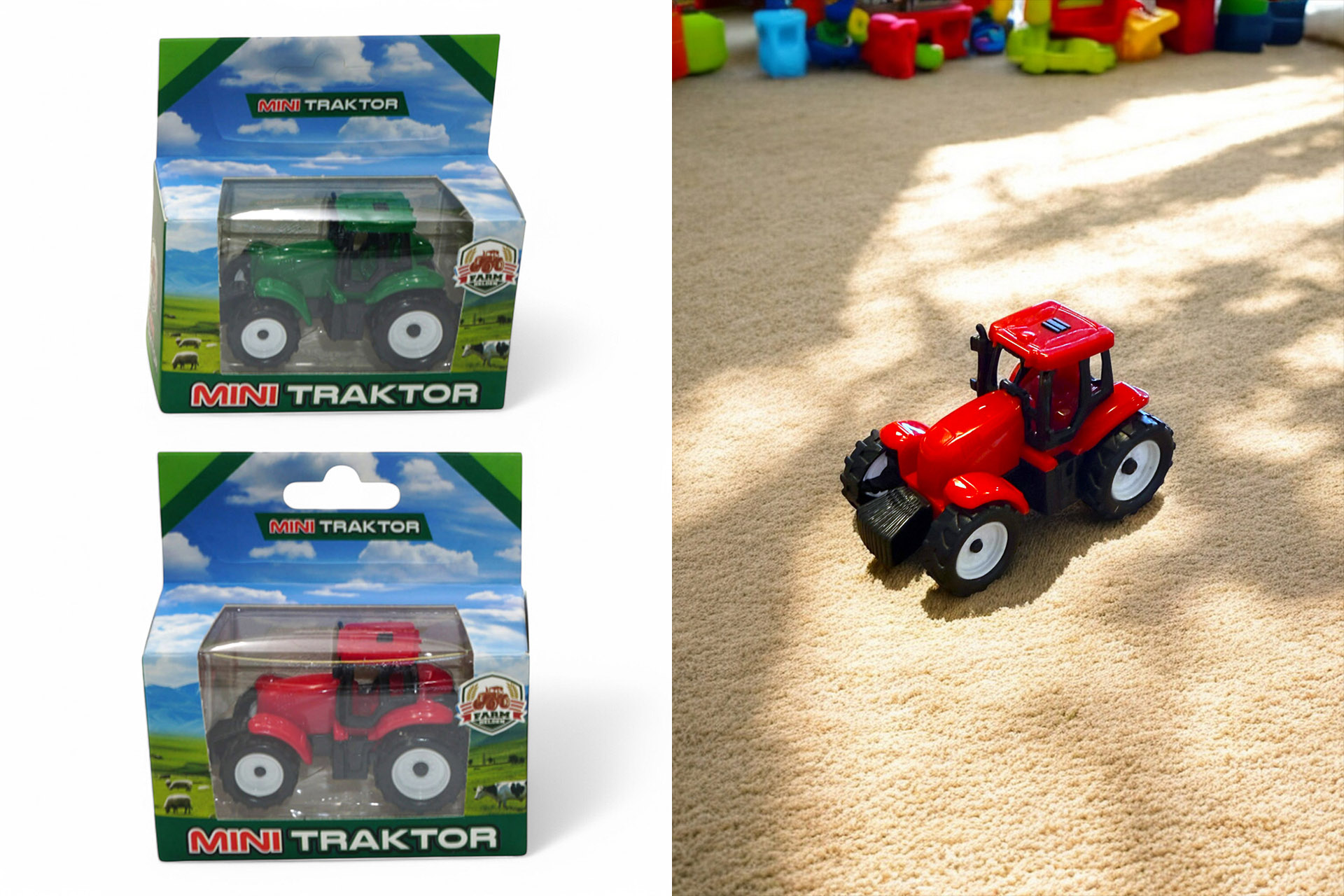 Spielzeug Auto "Mini Traktor", 2 Farben