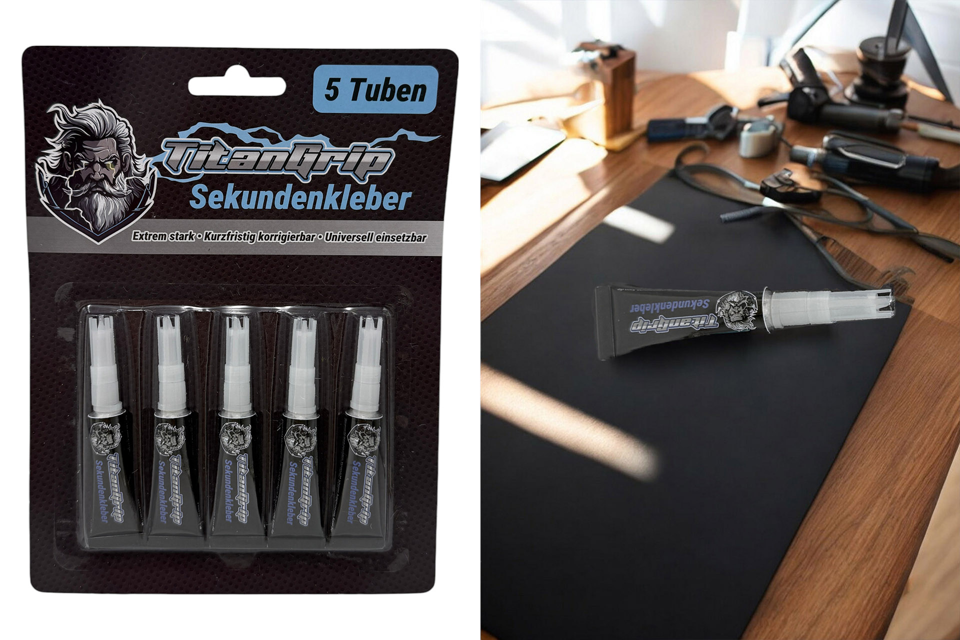 Sekundenkleber 2g, 5er
