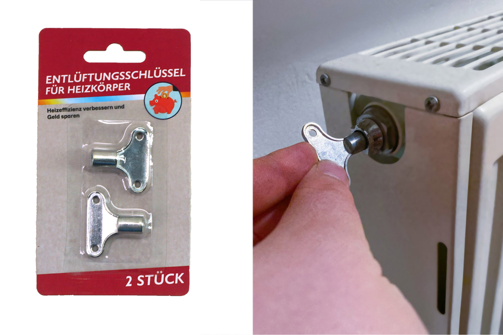 Heizungsschlüssel, 2er Set