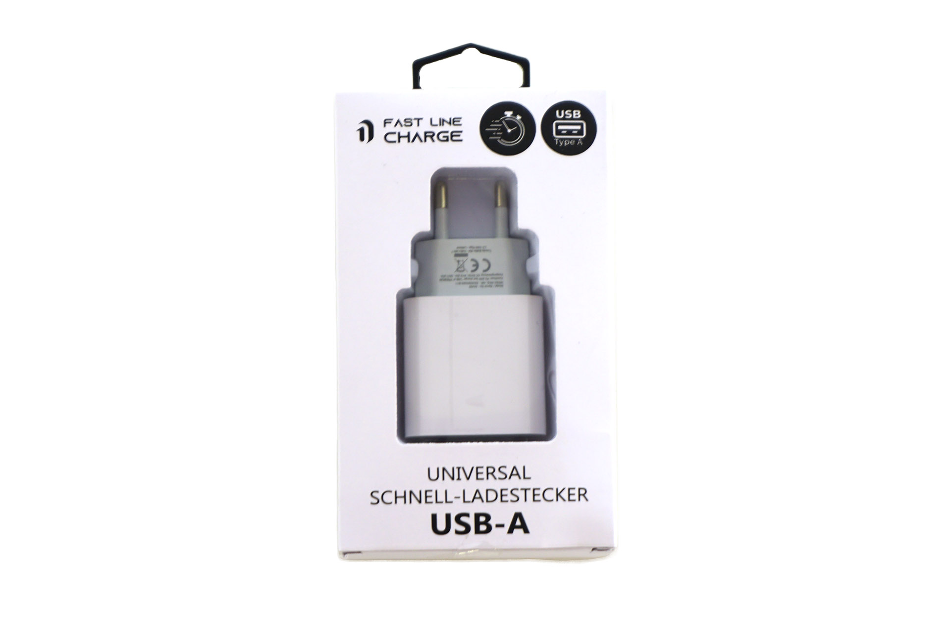 Netzstecker/Schnellladegerät "USB" PREMIUM, weiß