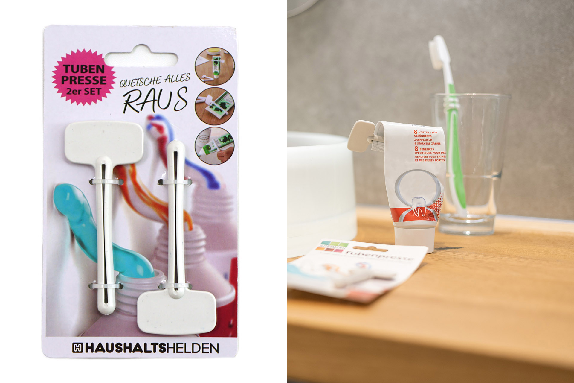 Tubenpresse, 2er Set