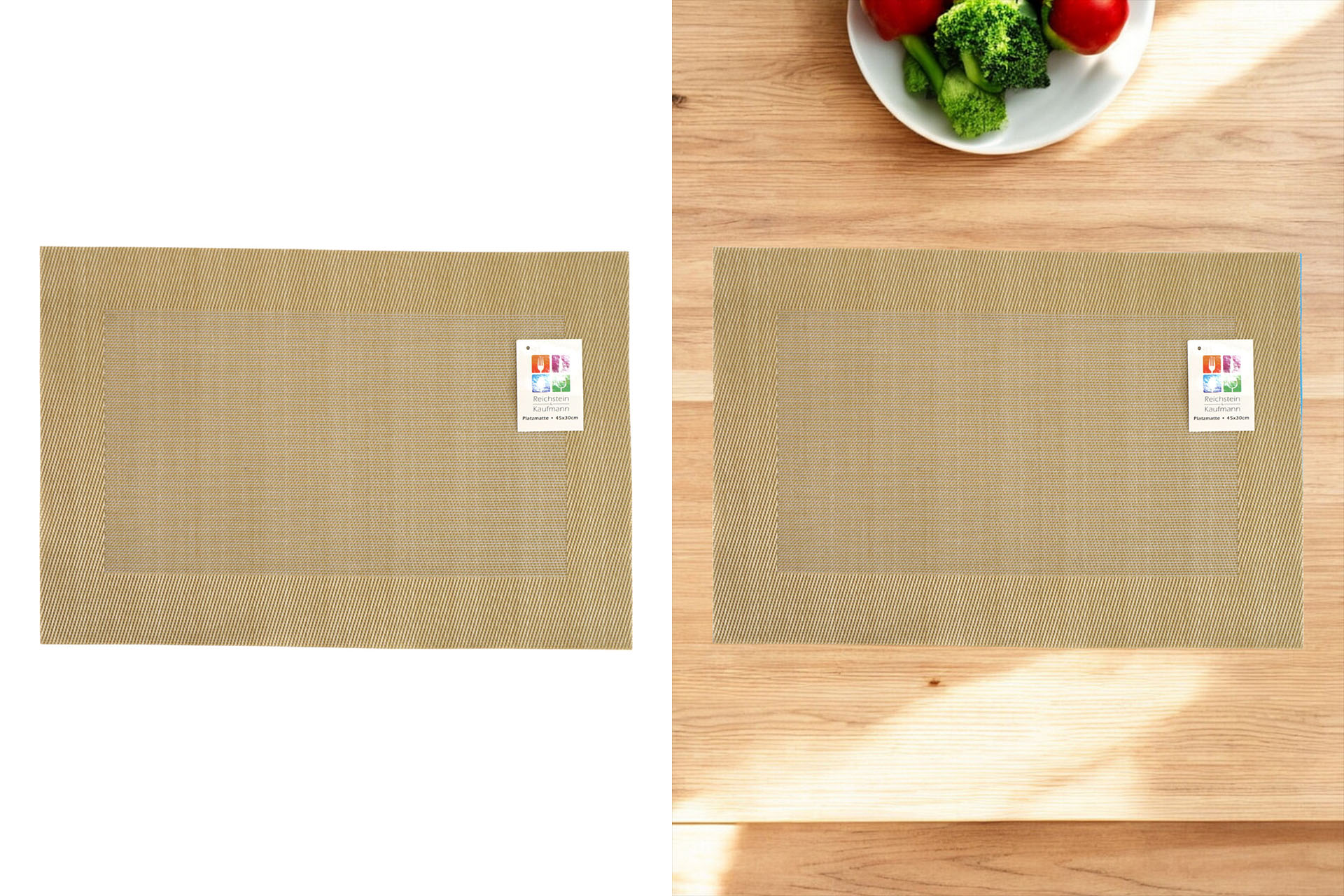 Platzset "Hampton" 45x30cm PVC, gold