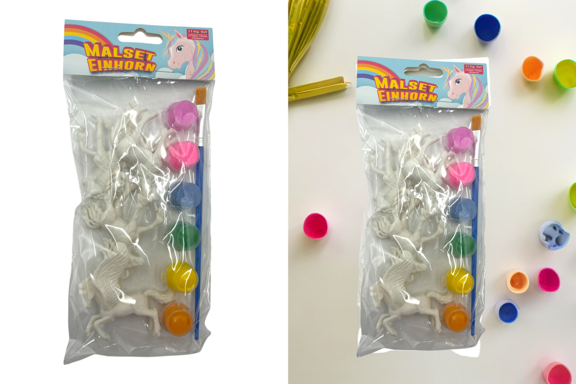 Mal Set "MY UNICORN" Einhorn, 11-teiliges Set, Größe 5-7cm