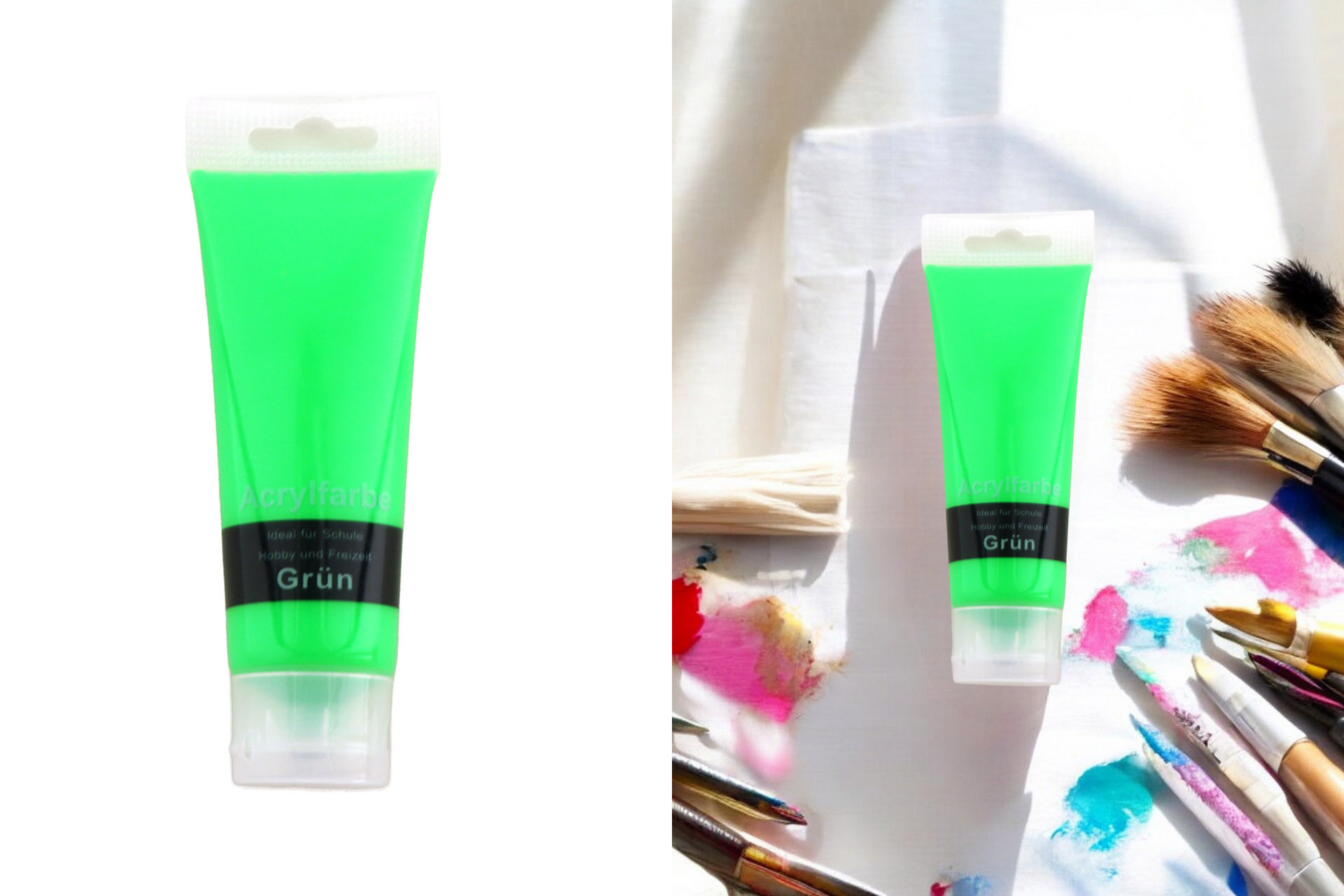 Acrylfarbe 75ml, grün
