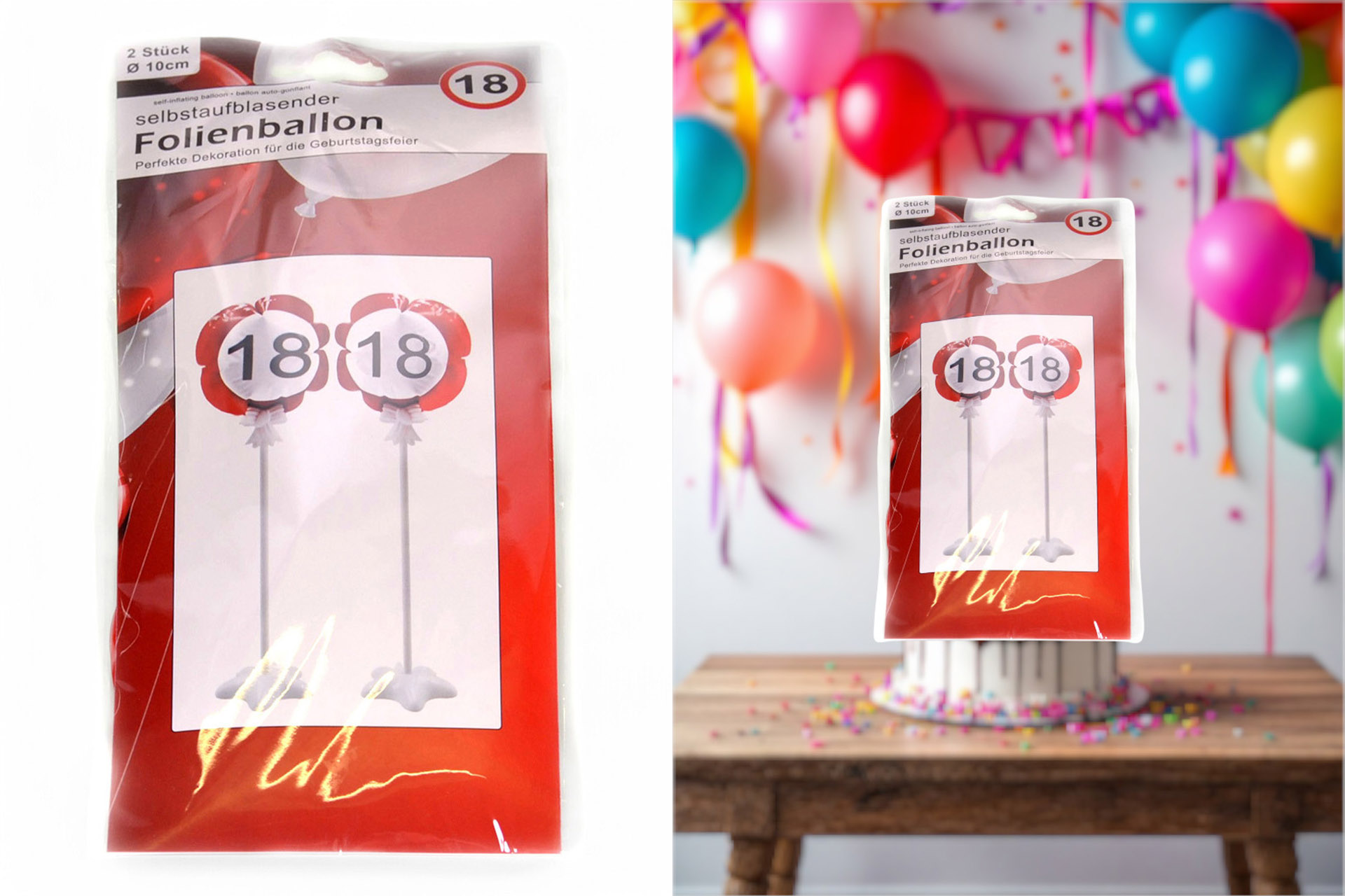 Refill for assortment of anniversary/birthday articles' display, foil