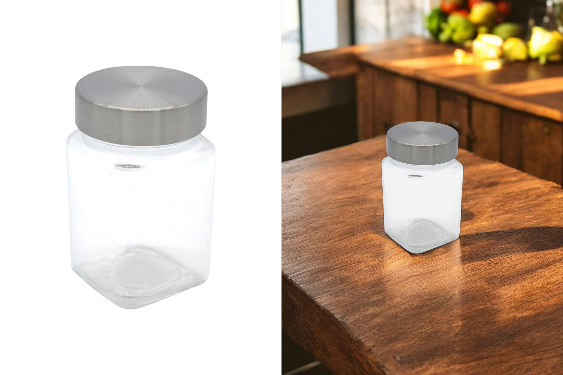 Vorratsglas mit Edelstahlverschluss