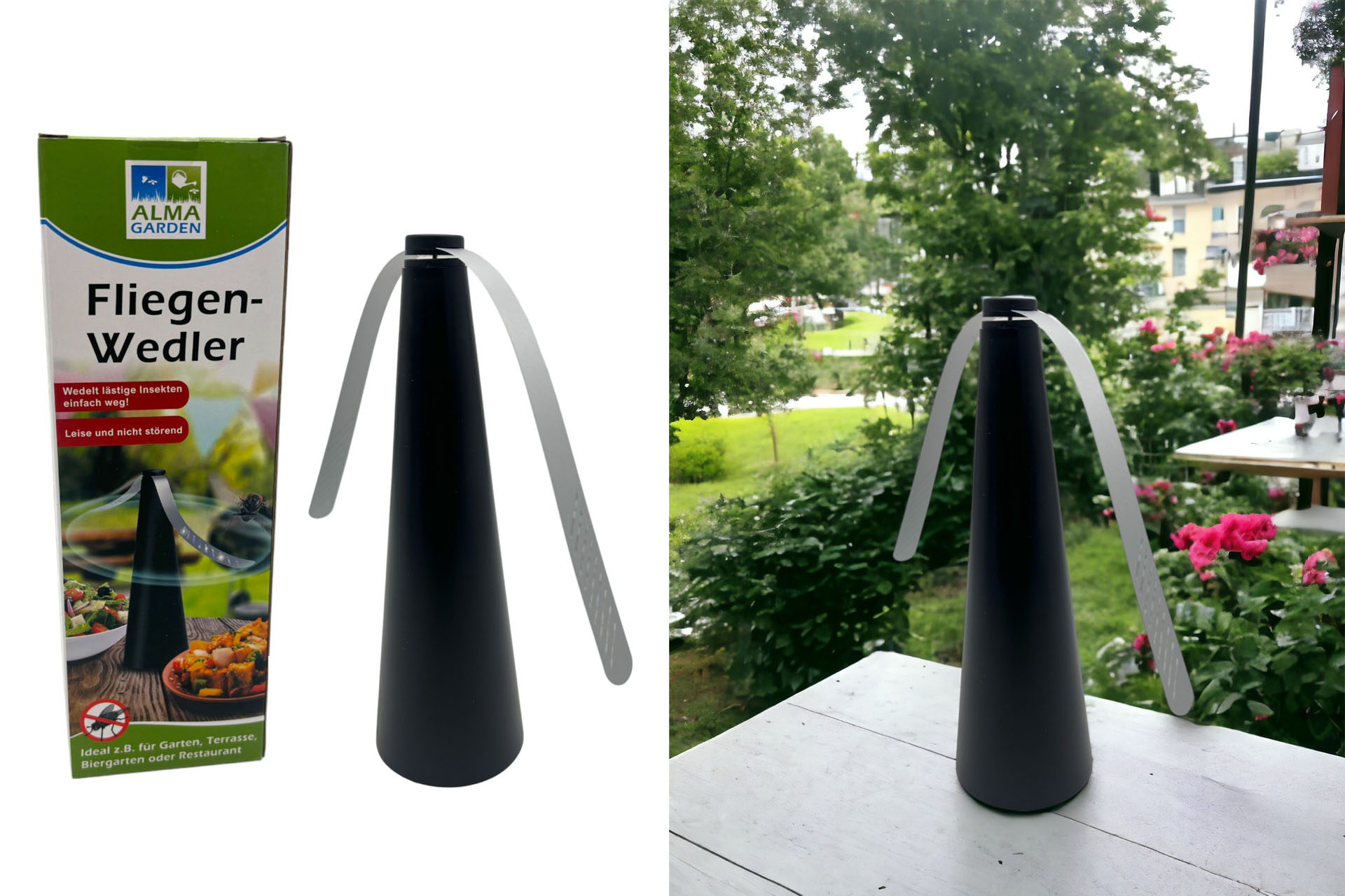 Umweltfreundlicher Fliegenwedler "Anti-Mücken", 25x7x7cm, Indoor&Outdoor