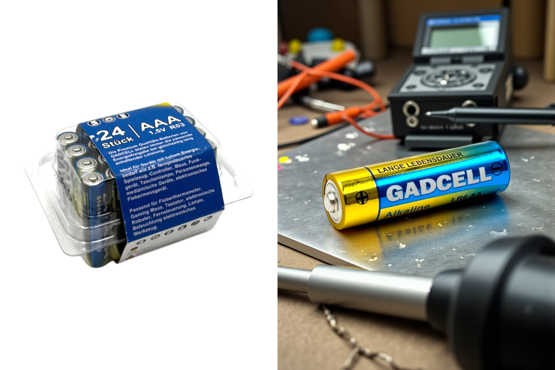 Batteries AA/R6, set of 4, "Alkaline"