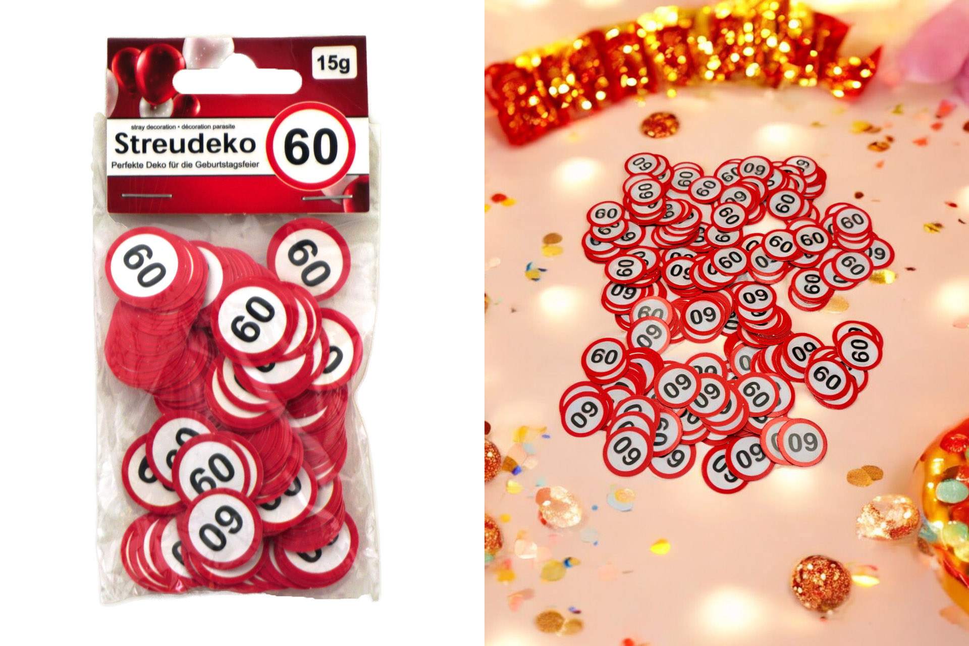 Jubiläums Sortiment Refill für Display Streudeko "60"