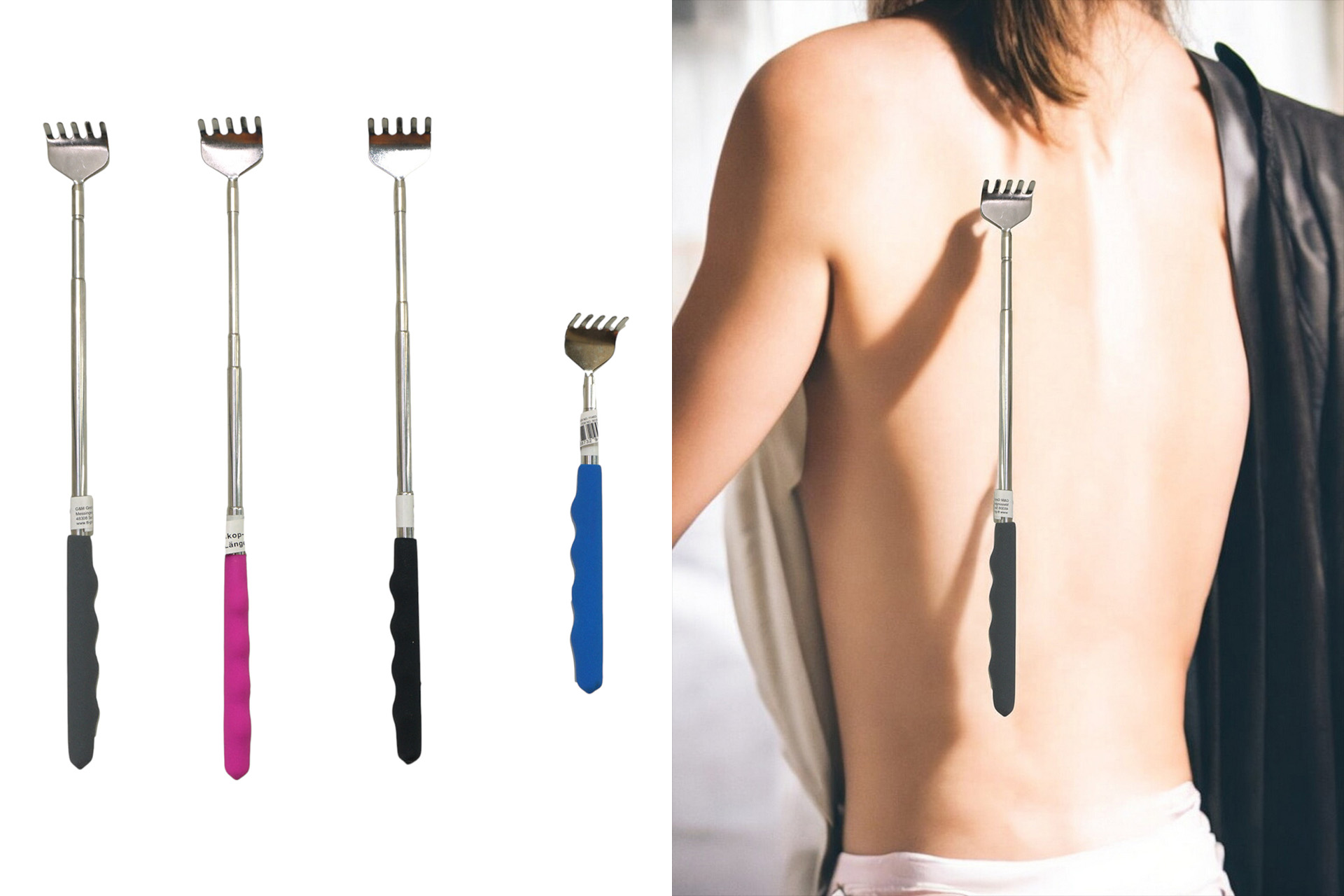 Extendible back scratcher 16-51 cm