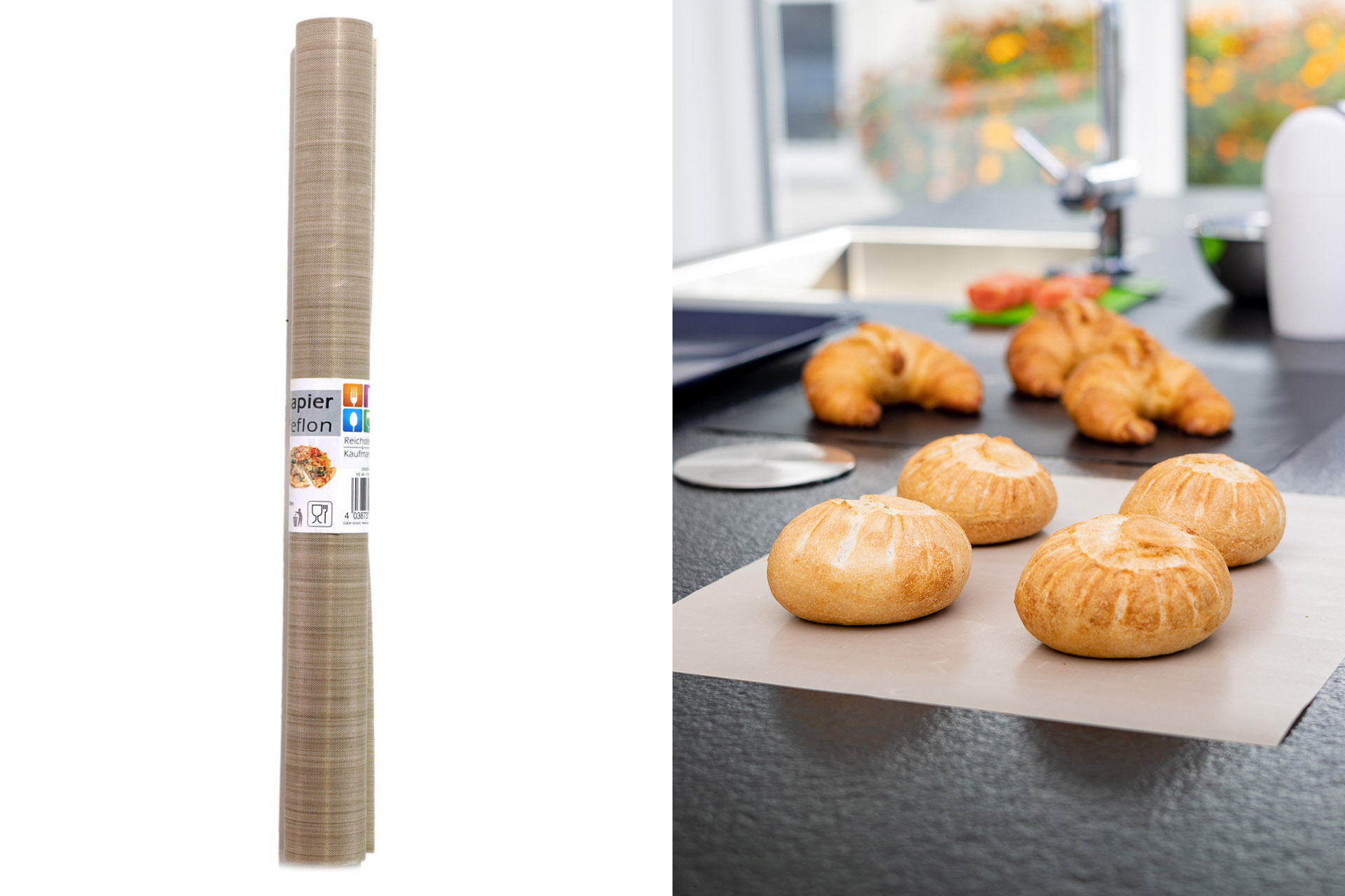 Teflon baking sheets 40x33cm, reusable