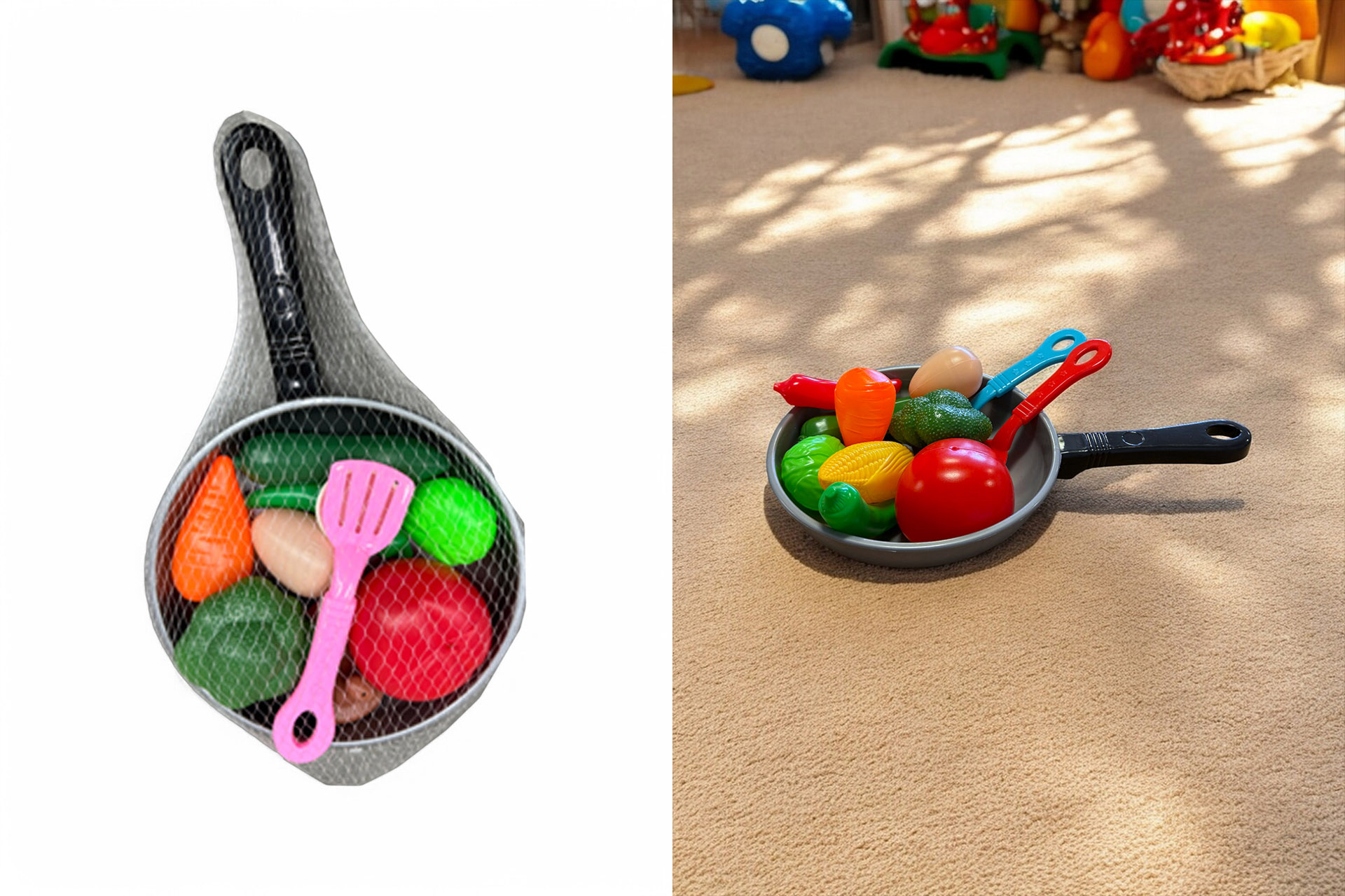 Spielzeug "Gemüsepfanne", 9 teile