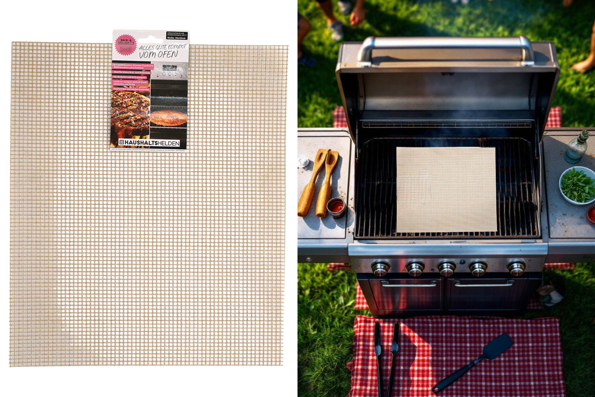 BBQ and Matt Back 36x42 cm