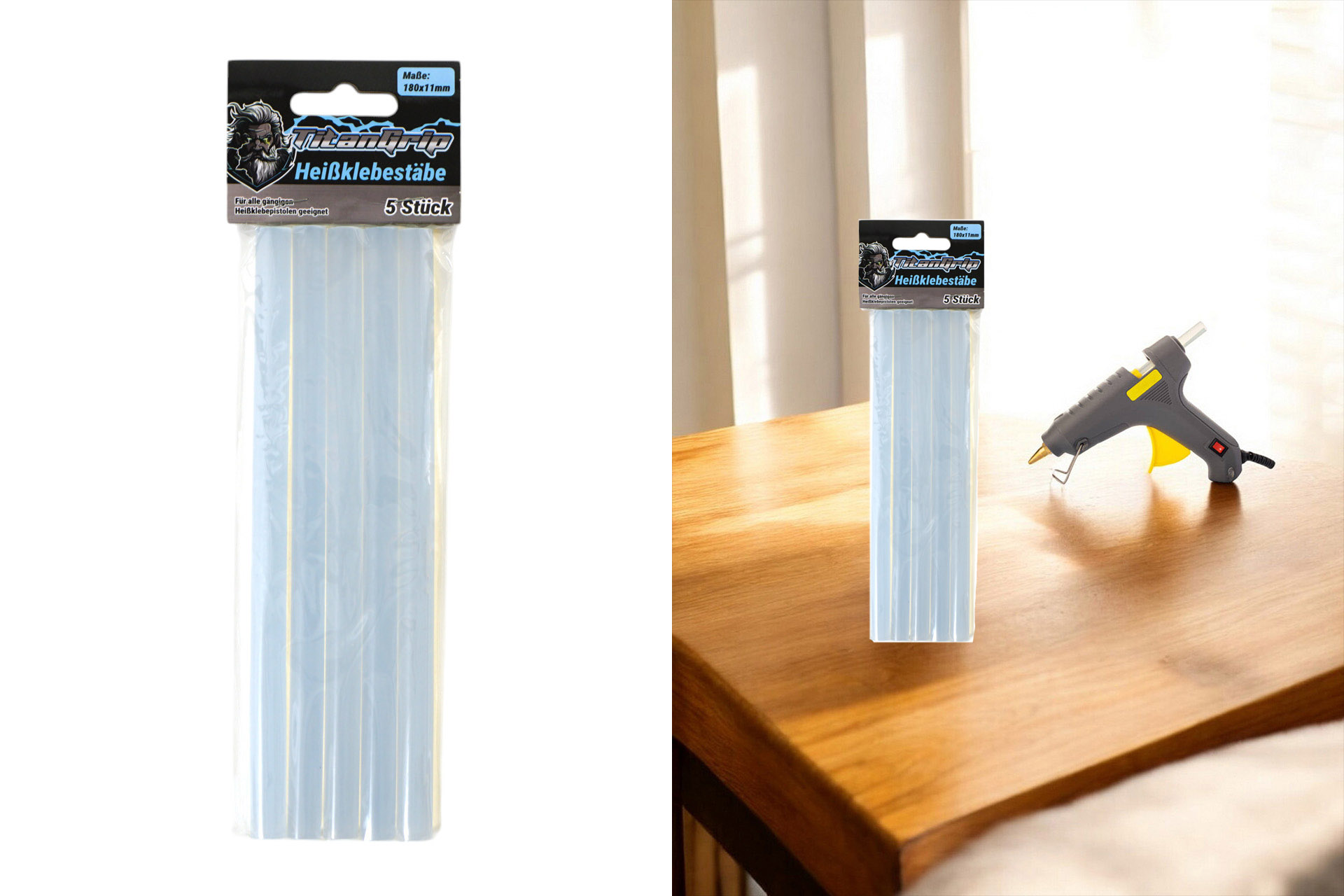 ZB Heißklebestäbe 18cm Ø 11mm, 5er