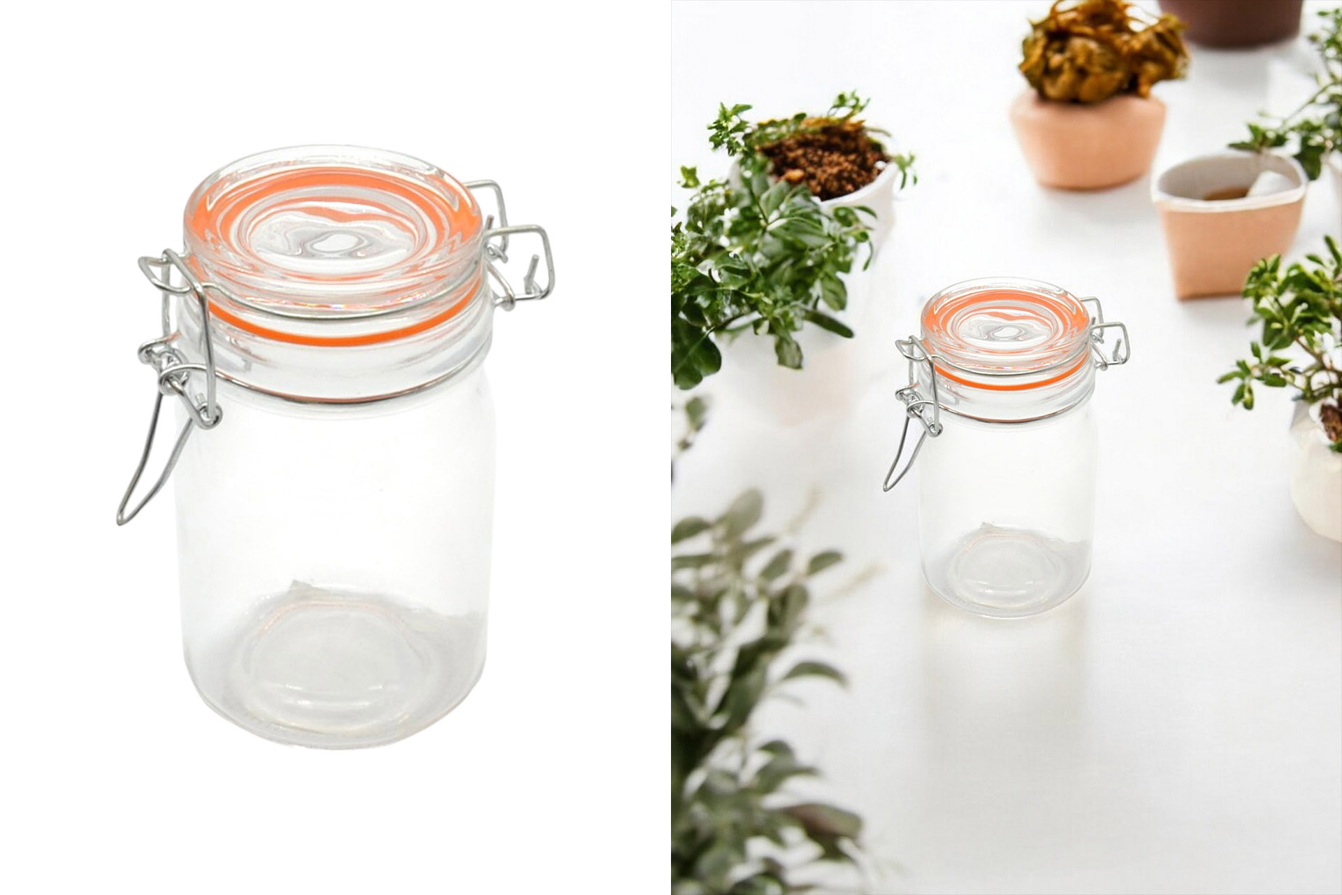 Einmachglas mit Bügelverschluss, 1000ml